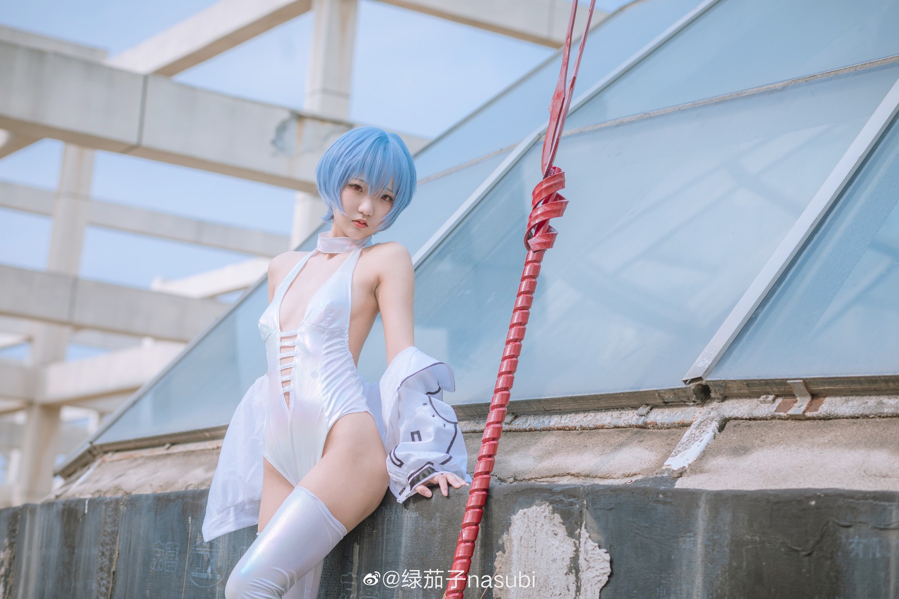 Cosplay 绿茄子nasubi EVA超话ASS绫波丽(7)