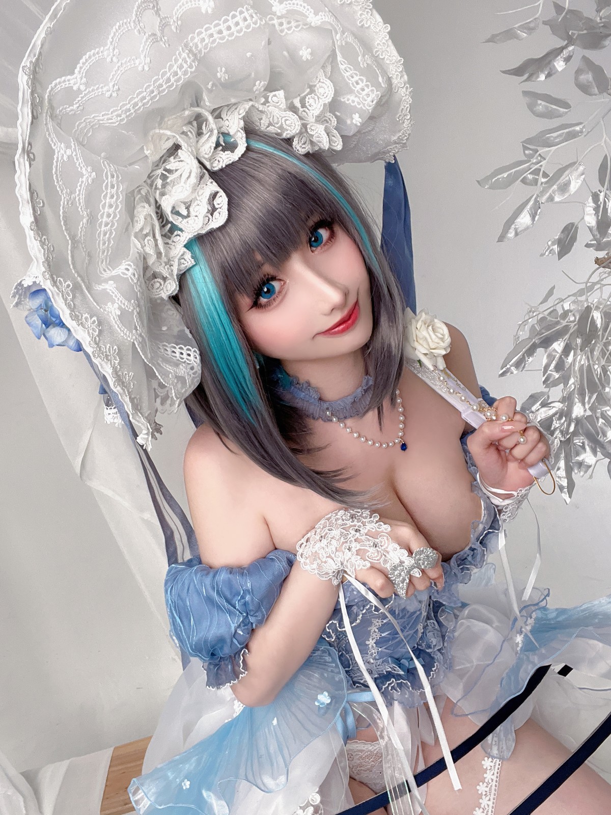 Cosplay Rioko凉凉子 柴郡冰雪公主(34)