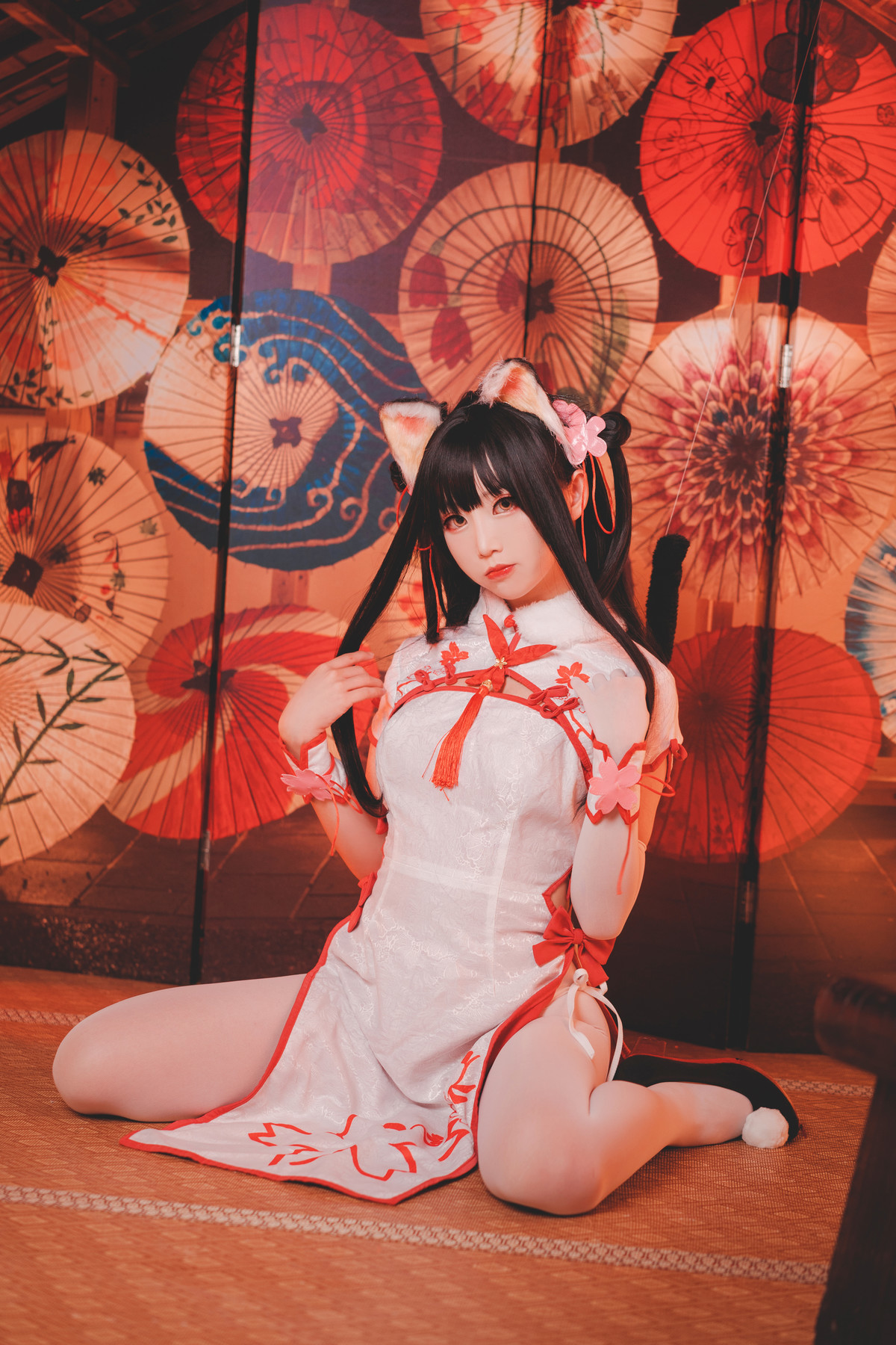 Cosplay 面饼仙儿 夕暮 斯卡哈女仆(6)