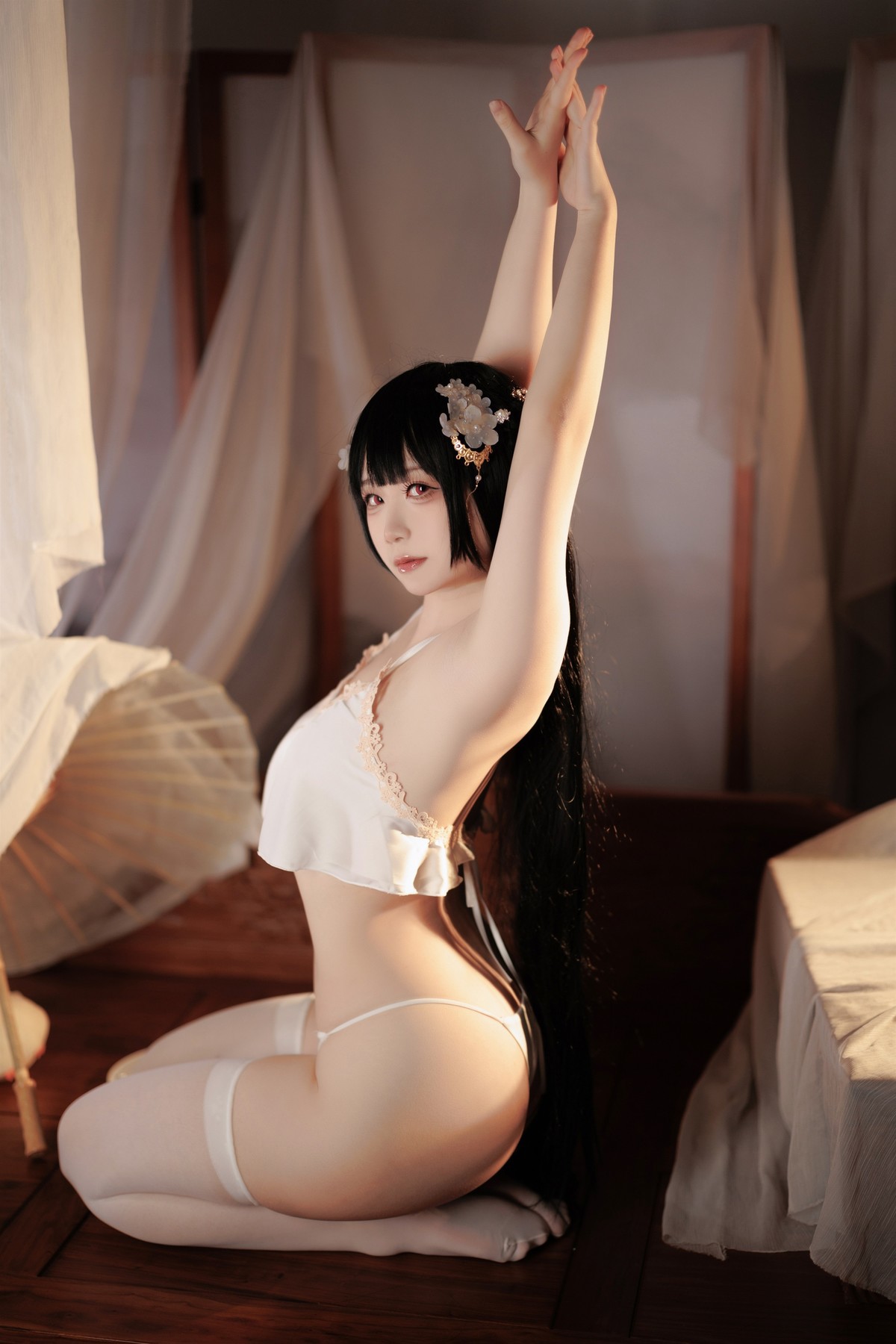 Cosplay 樱落酱 逸仙 膏发凝脂(25)