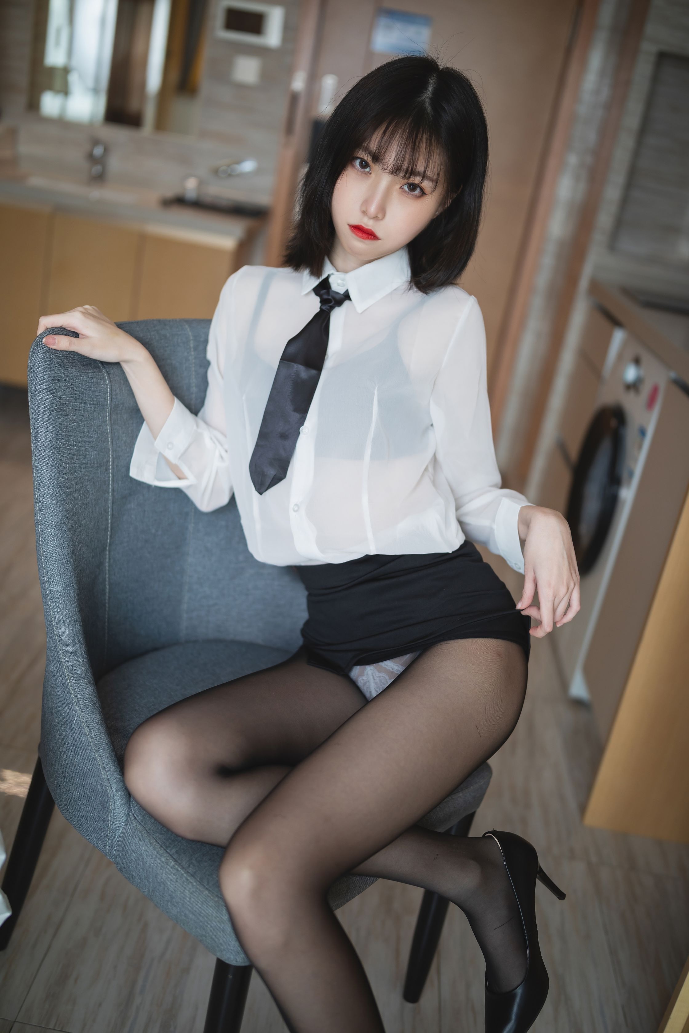 许岚LAN NO.002 OL制服[41P-587MB](10)