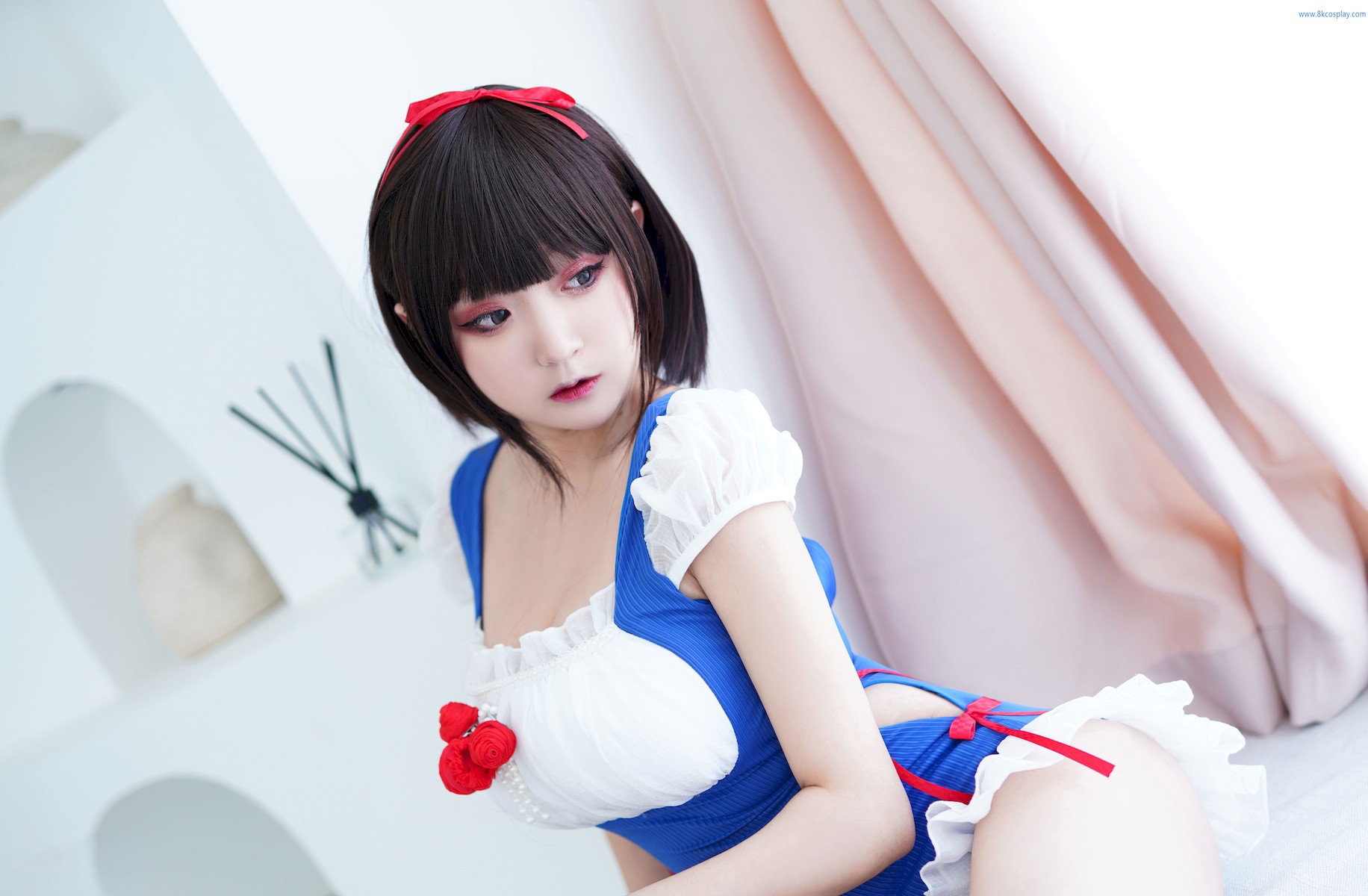 Cosplay 恩田直幸 夏日泳装 白雪姬(11)