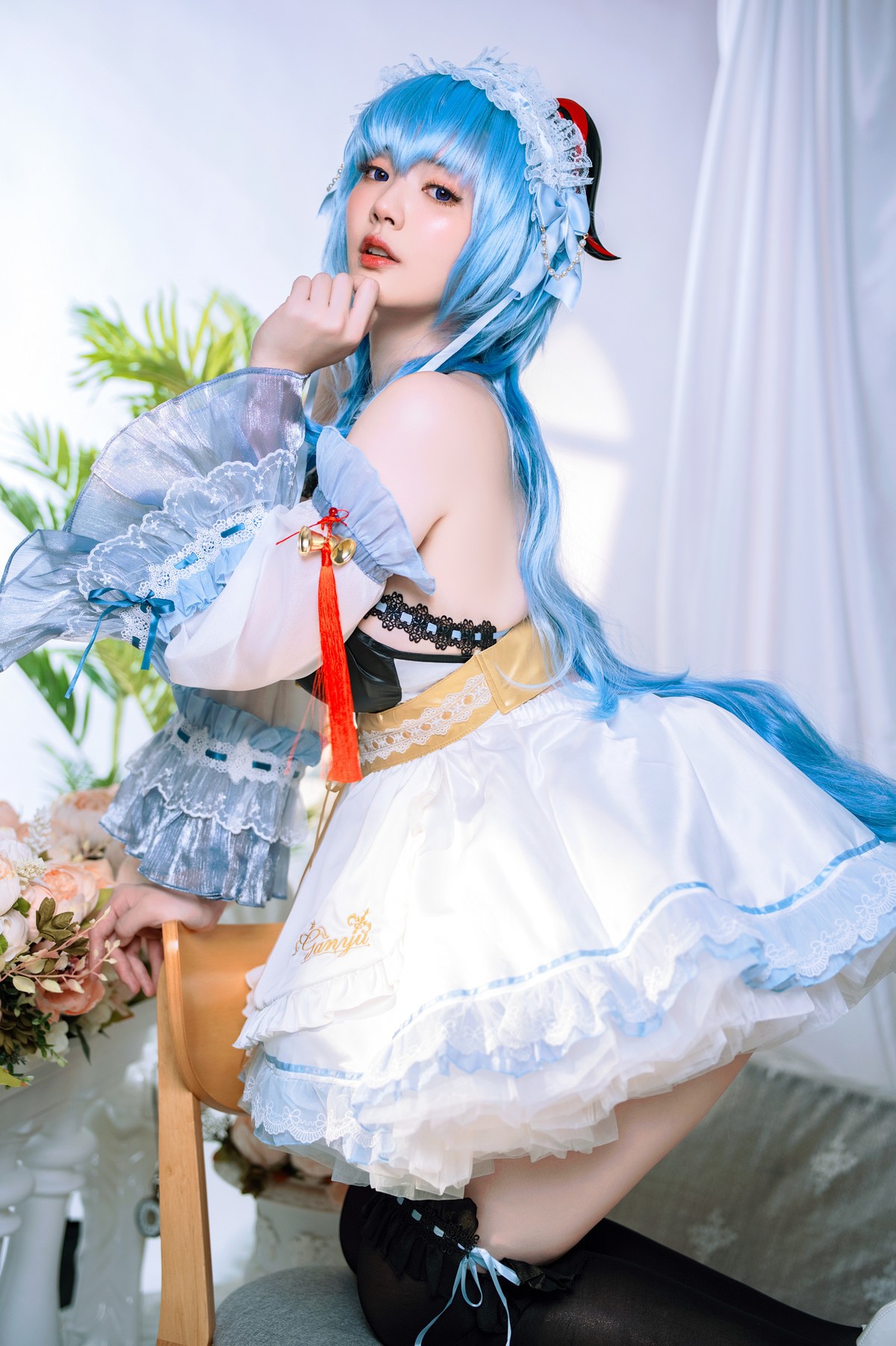 Cosplay Ying Tze 甘雨 Ganyu Maid(17)