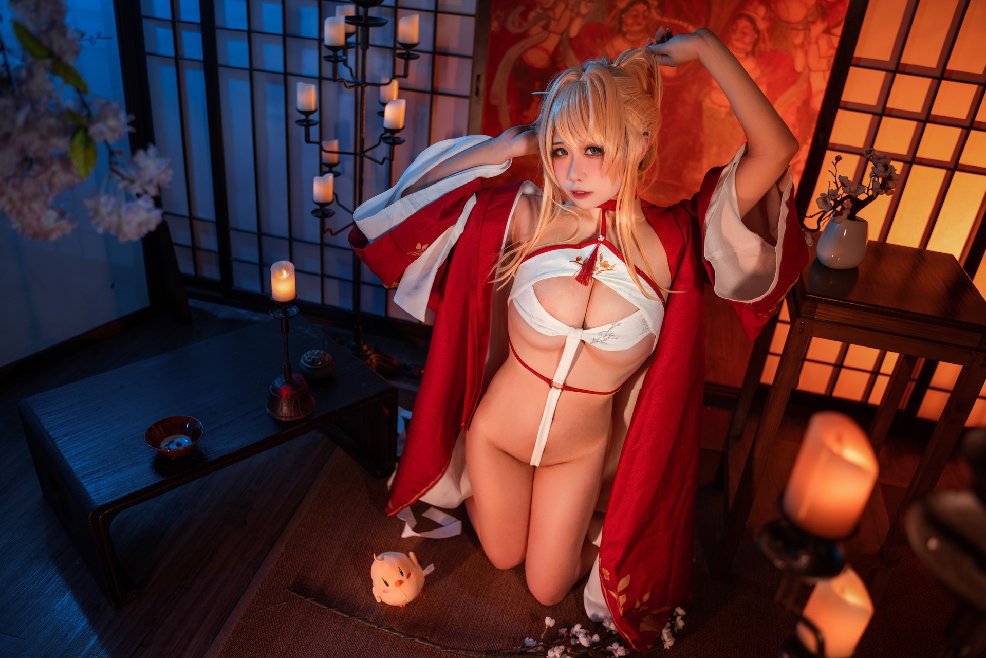 Cosplay 贞子蜜桃 碧蓝航线 新春光荣(5)