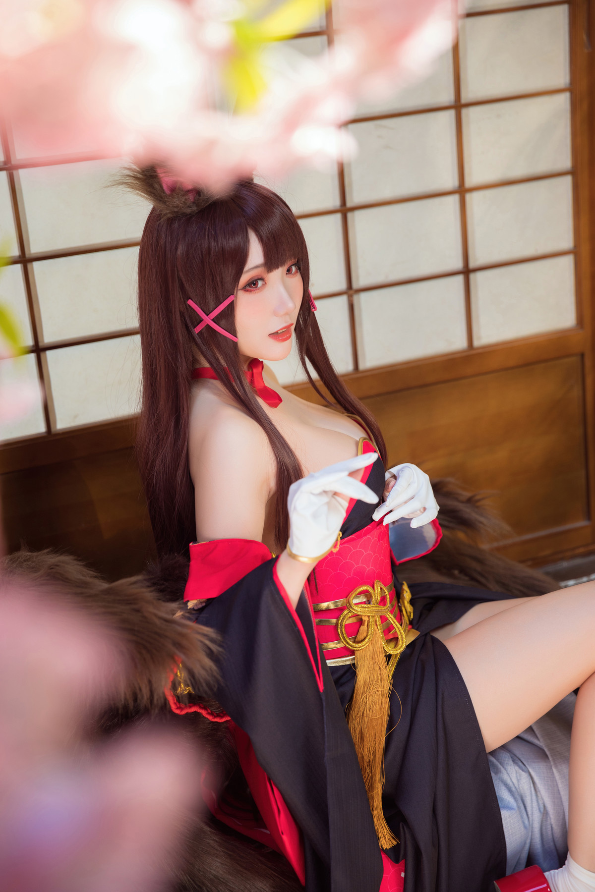 Cosplay 瓜希酱 赤城 Akagi(31)