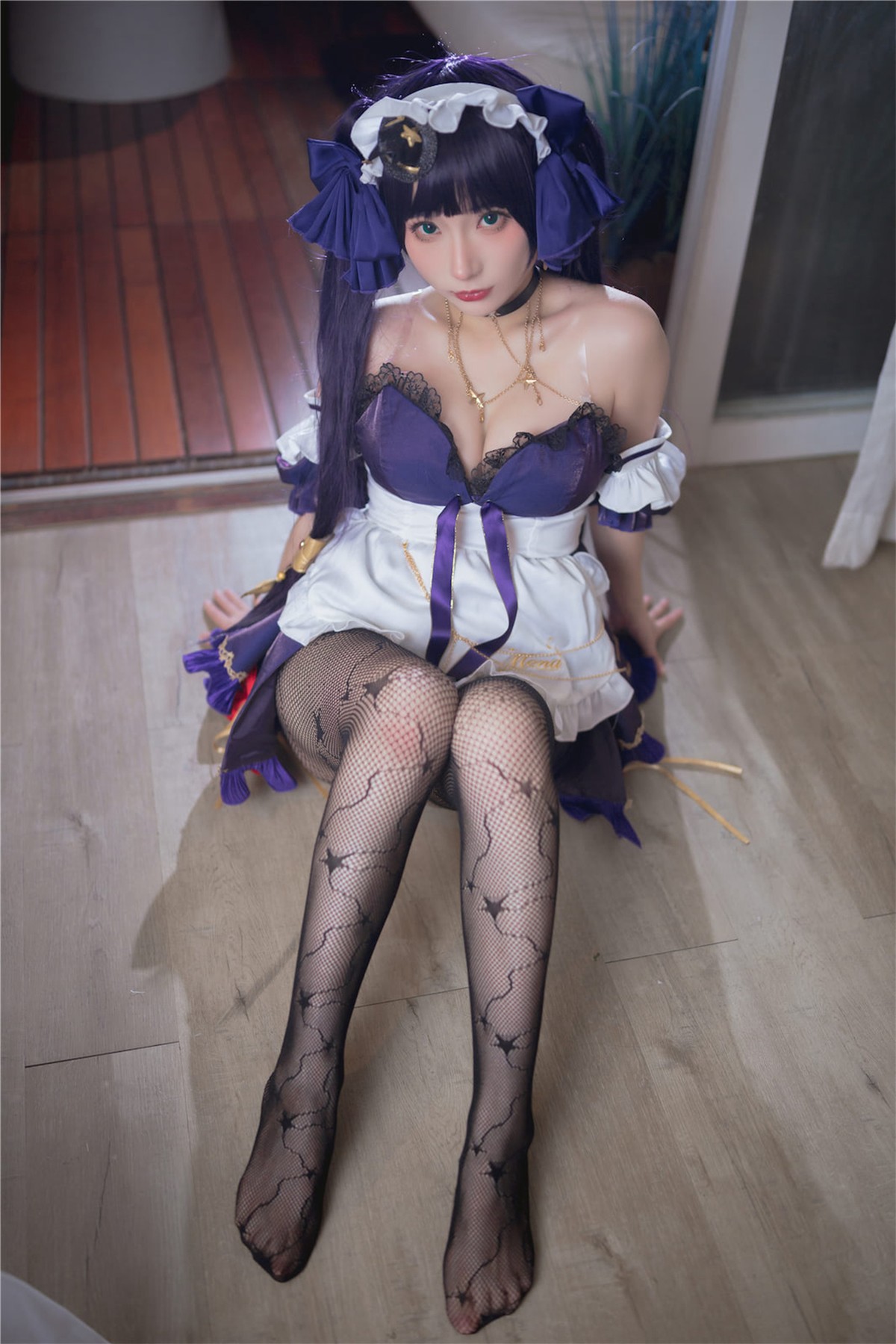 Cosplay 是三不是世 原神莫娜女仆(31)