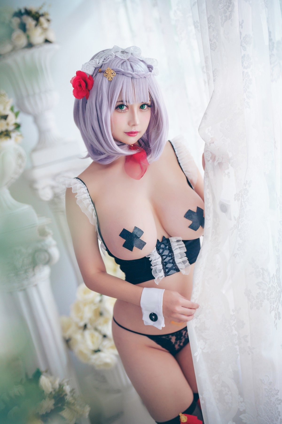 Cosplay 沖田凜花Rinka Noelle Lingerie(21)