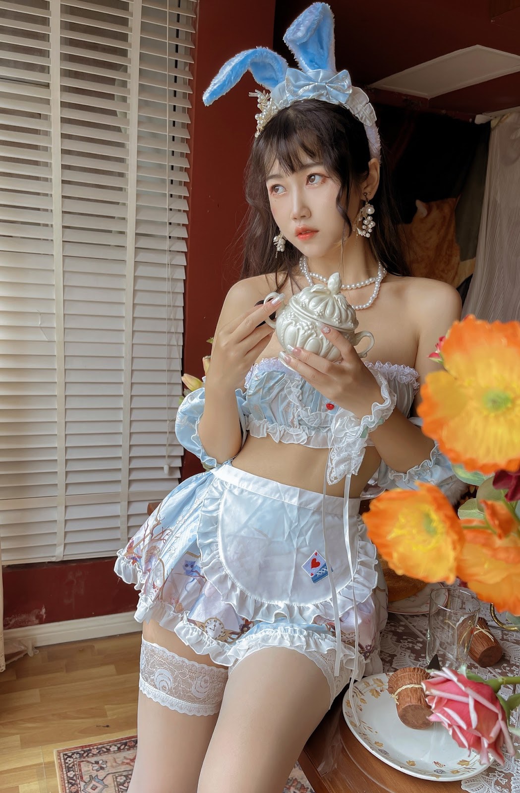 Cosplay 不呆猫 兔子女友(40)