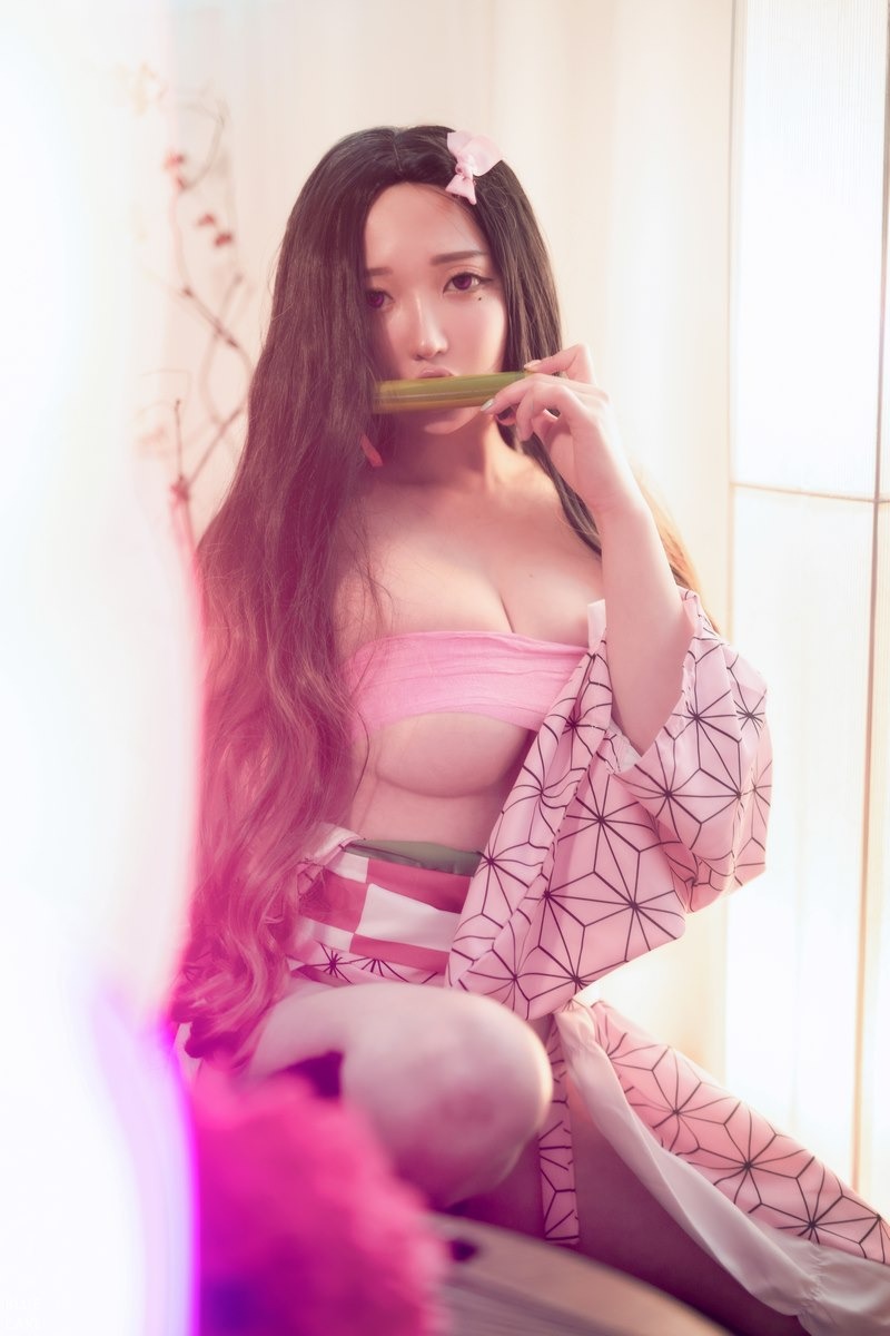 [Cos]손예은(孫樂樂)-021 [BLUECAKE] PINK ONI[100P](14)