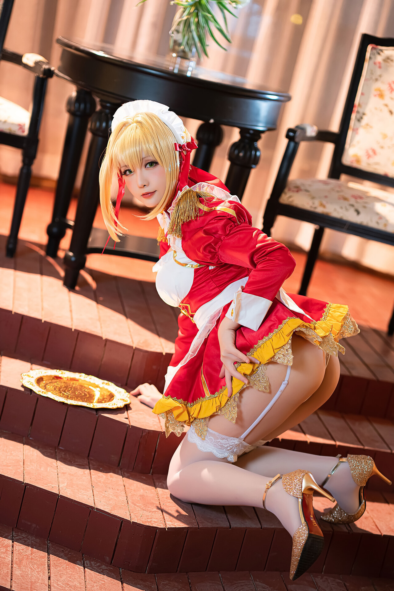 [Hoshilily 星之迟迟] Nero Claudius Maid ネロ・クラウディウス(21)