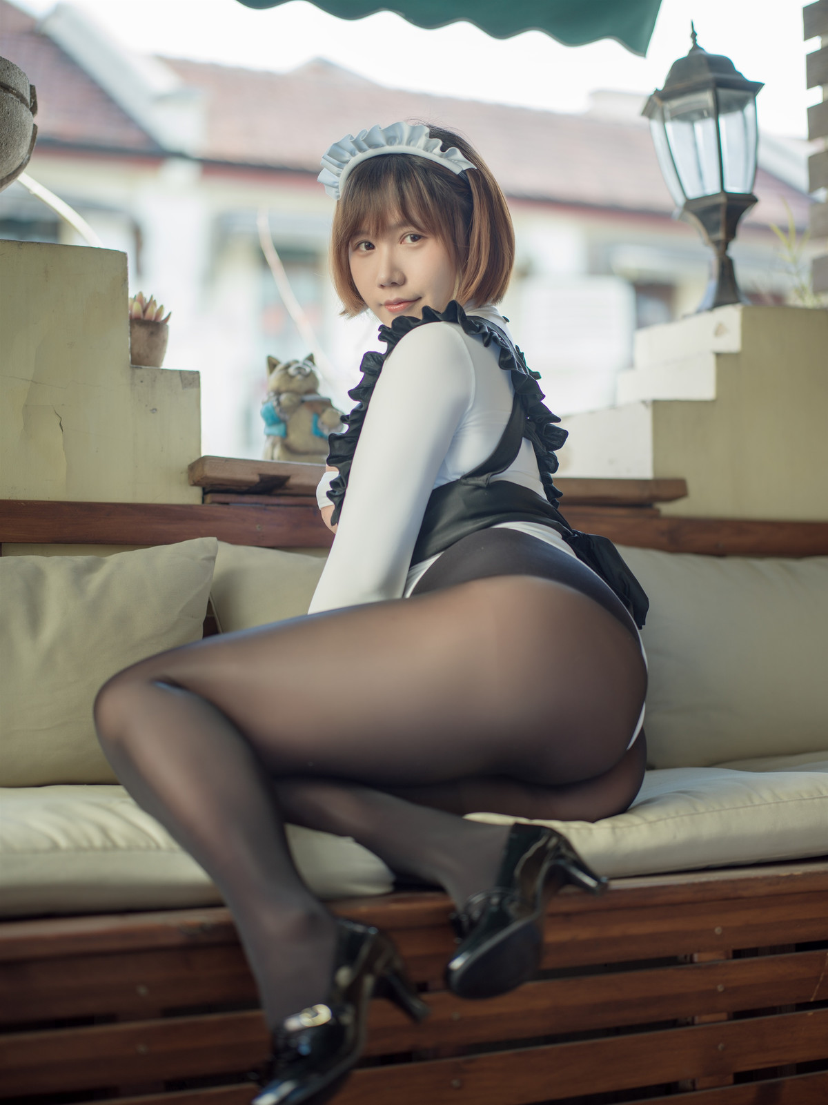 Cosplay 麻花麻花酱 女仆系列(8)