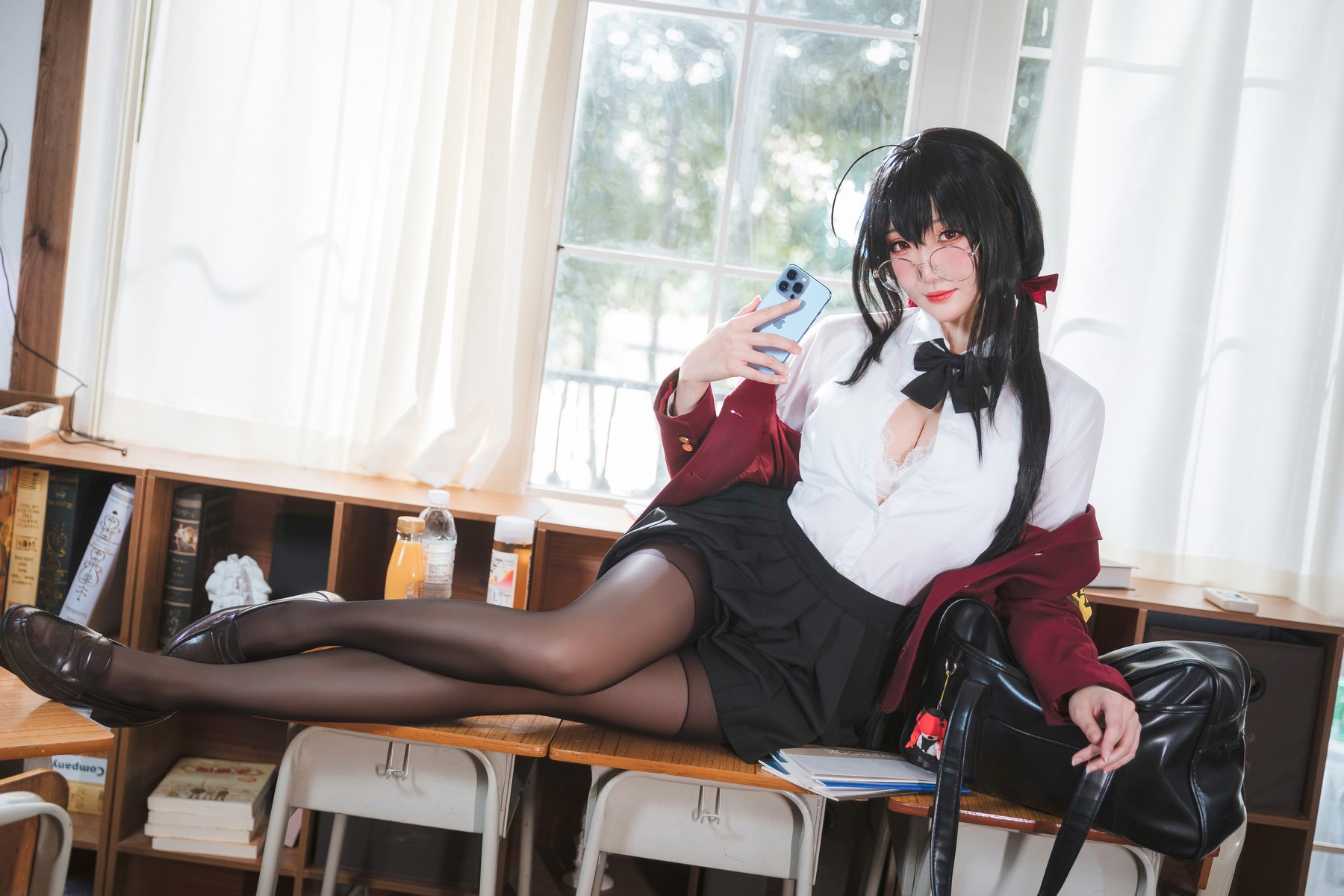 Cosplay 瓜希酱 大凤JK(11)