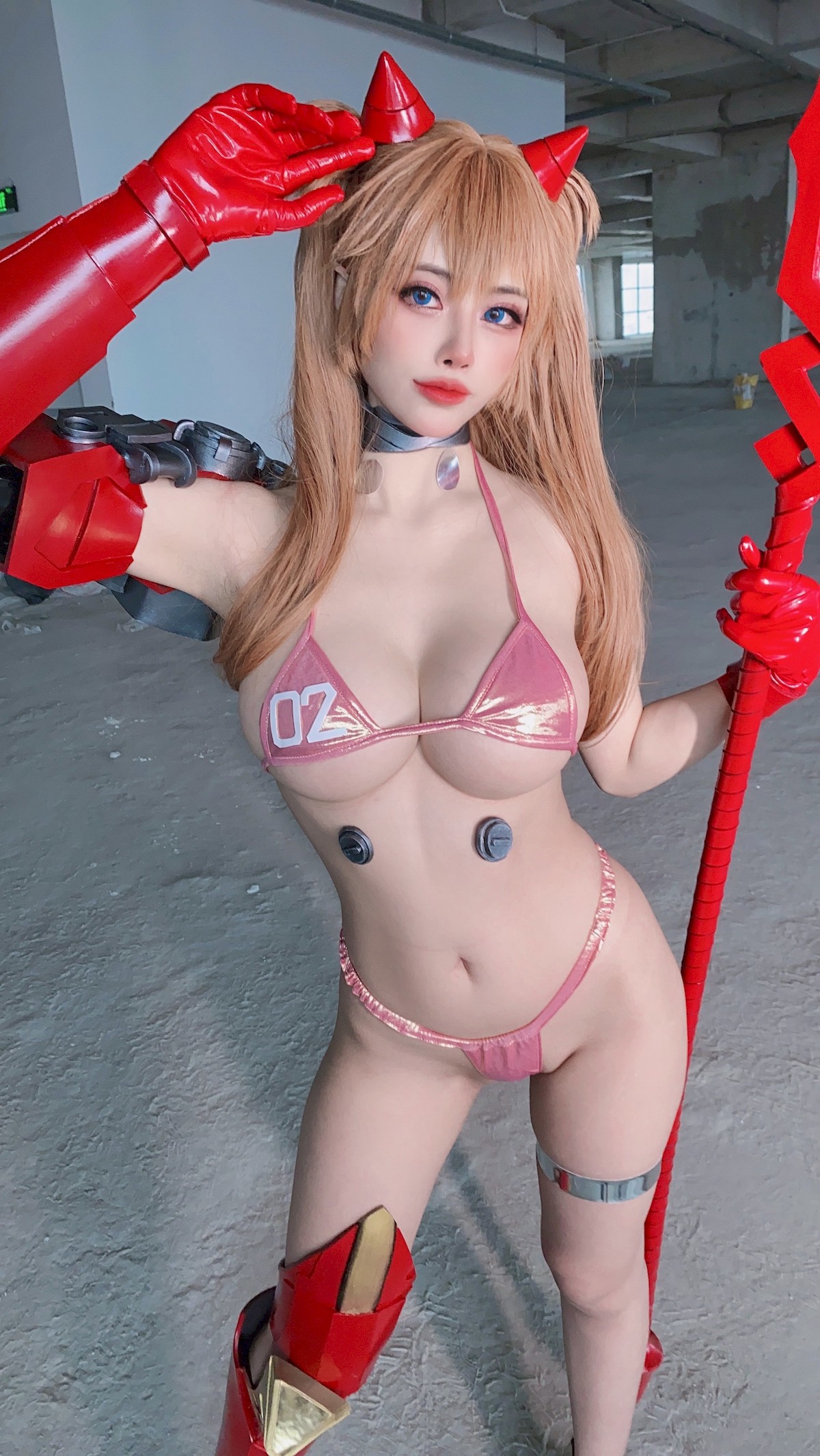 萝莉Byoru Cosplay 式波・アスカ・ラングレー Asuka Langley(27)