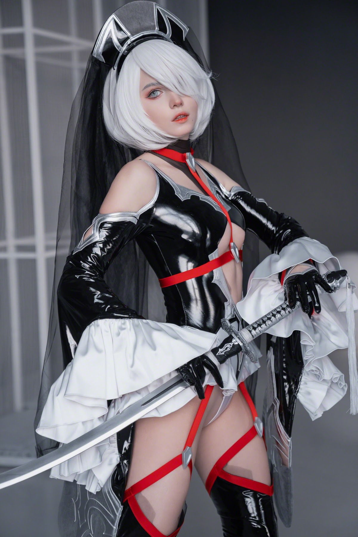 Shirogane Cosplay 2B ヨルハ２号Ｂ型 Bride Ver.(5)