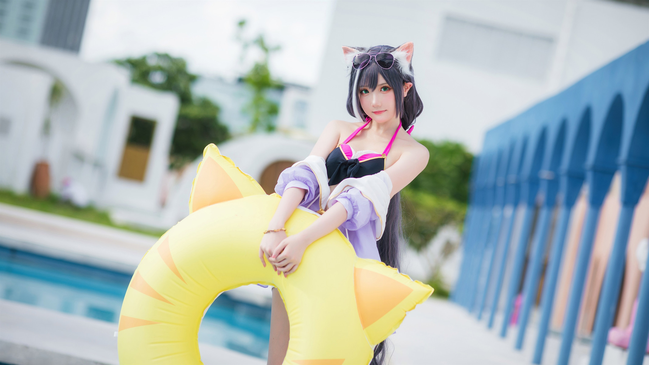 Cosplay 瓜希酱 公主连结 凯露夏日 Kyaru(19)