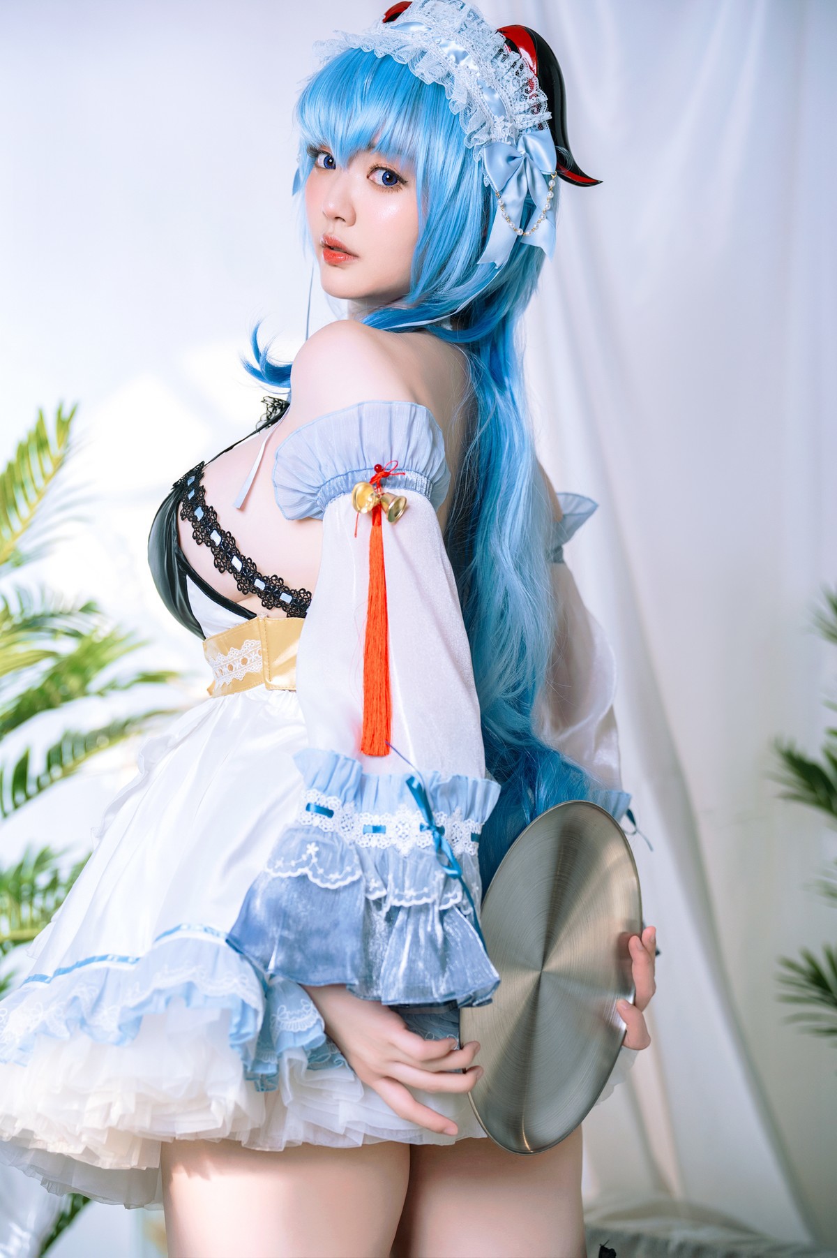 Cosplay Ying Tze 甘雨 Ganyu Maid(16)