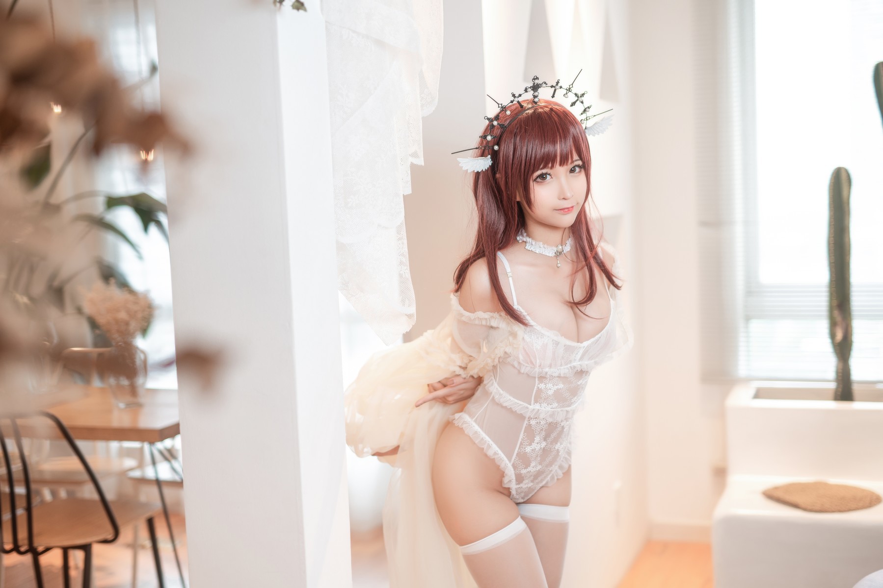 Cosplay 蠢沫沫 Chunmomo 沫沫真爱版 天使本-火天使(19)