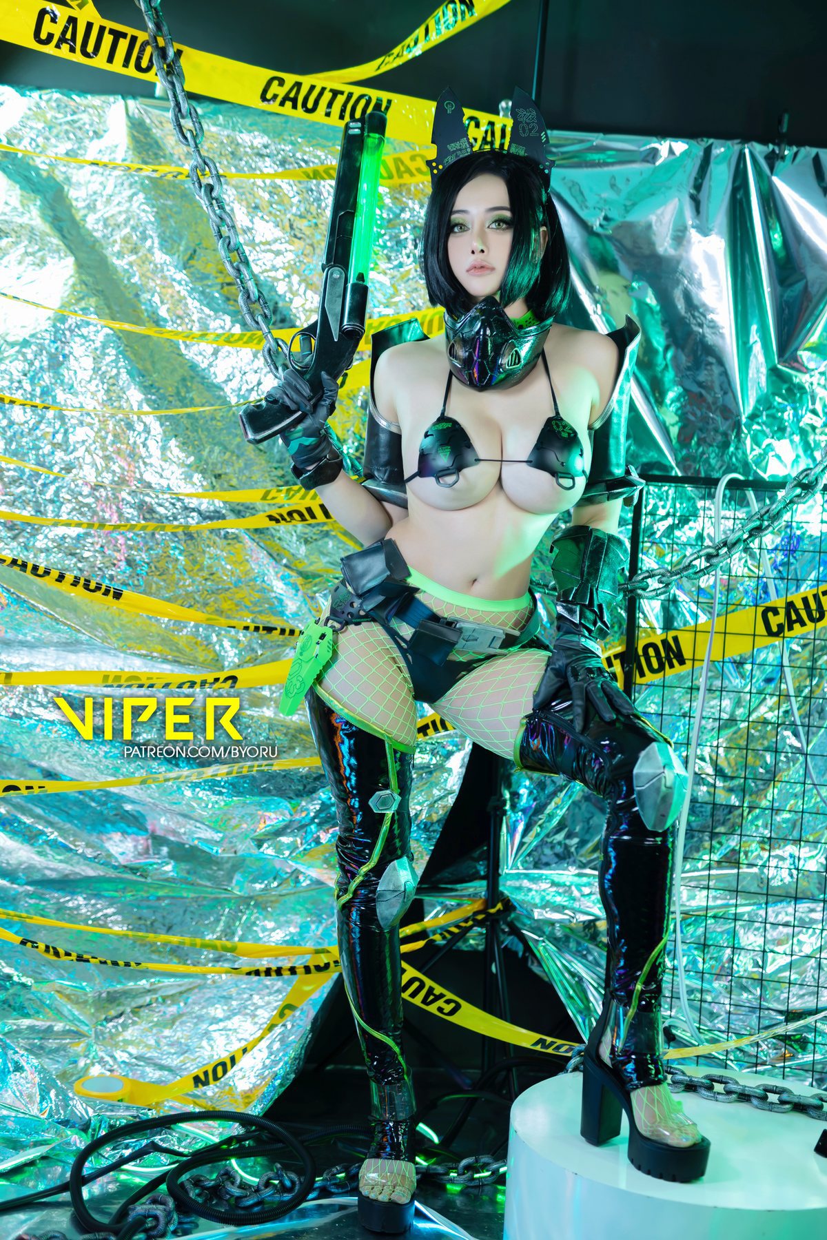 Cosplay 日本性感萝莉Byoru Viper Valorant(9)