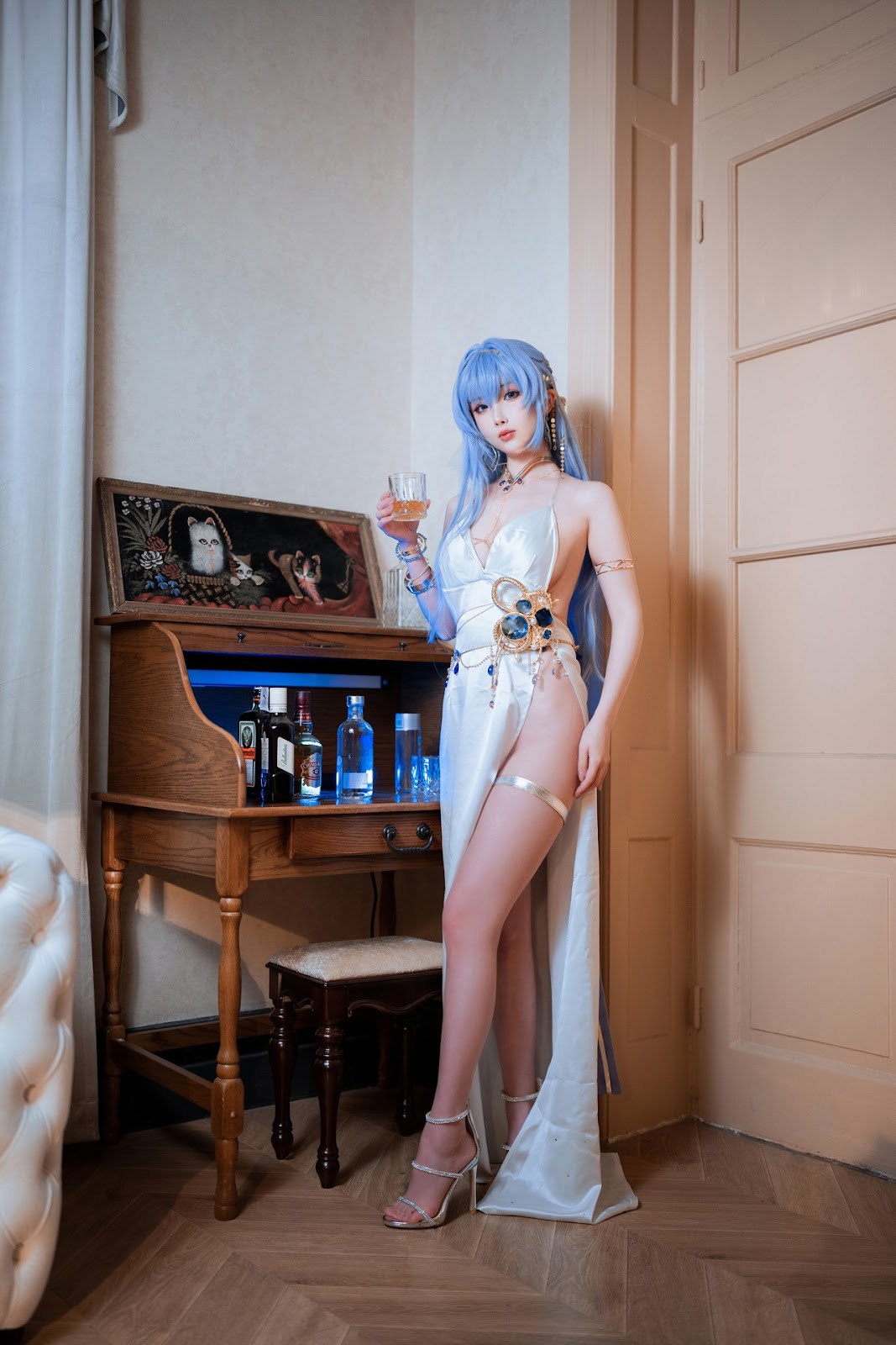 Cosplay Rioko凉凉子 海伦礼服