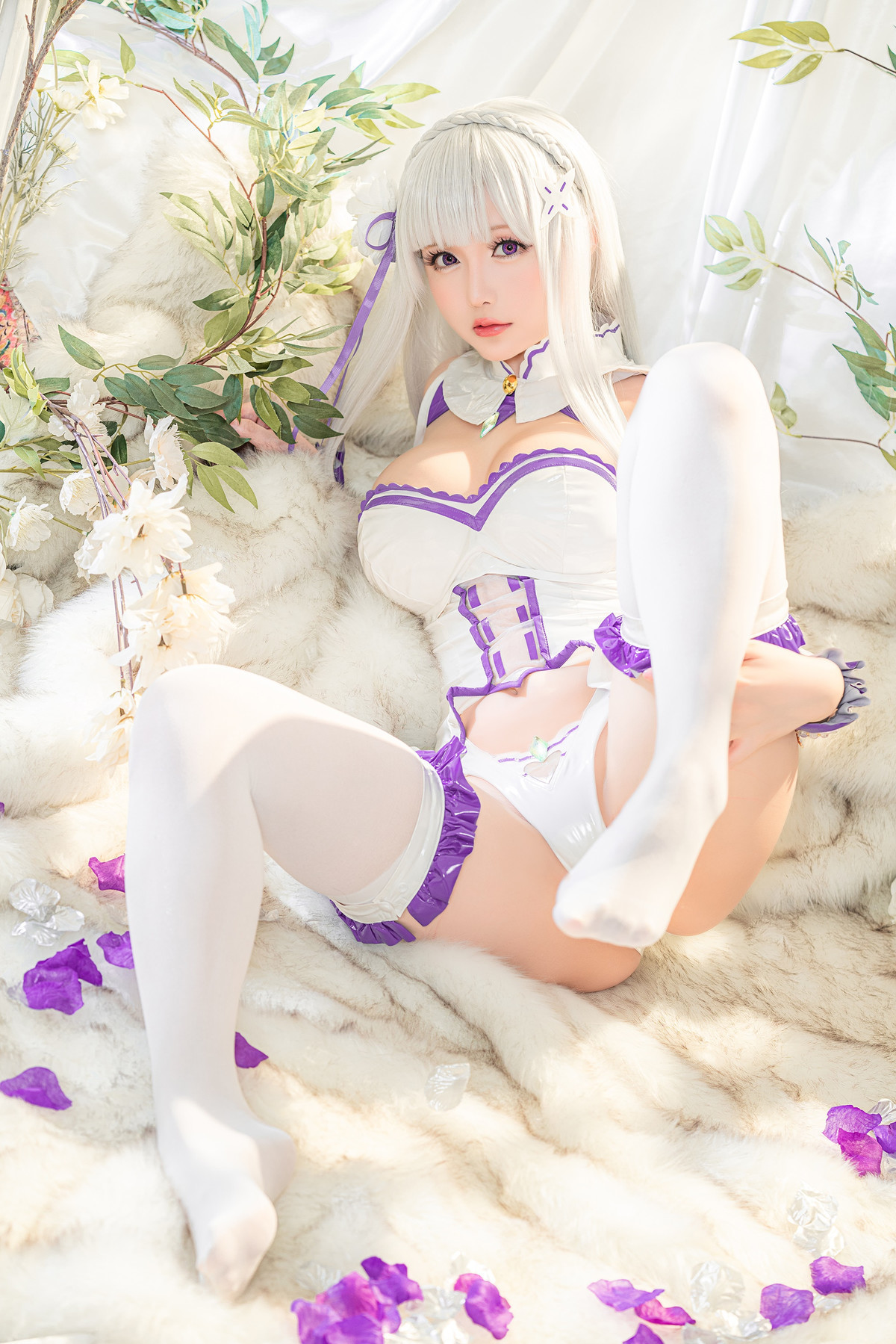 Hoshilily 小姐姐星之迟迟 Cosplay 爱蜜莉雅(62)