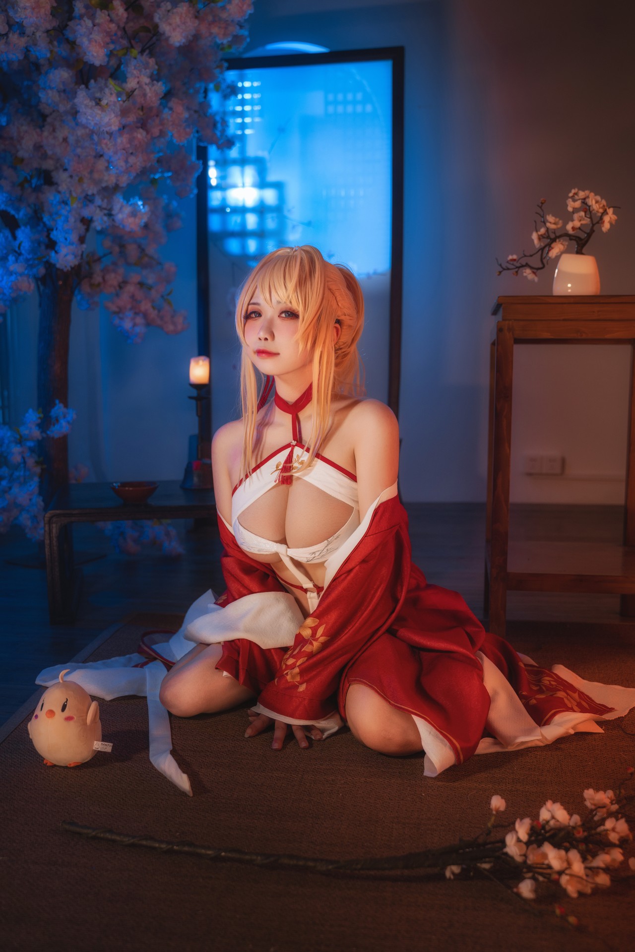 Cosplay 贞子蜜桃 碧蓝航线 新春光荣(17)