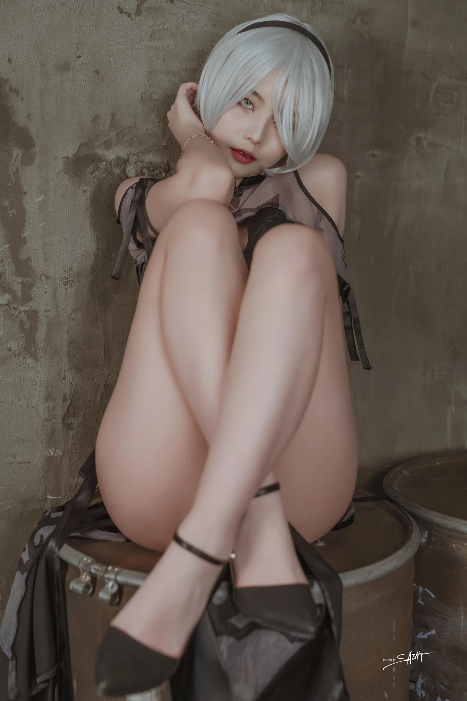 Yuna 유나, [SAINT Photolife] Nier Automata 2B(15)