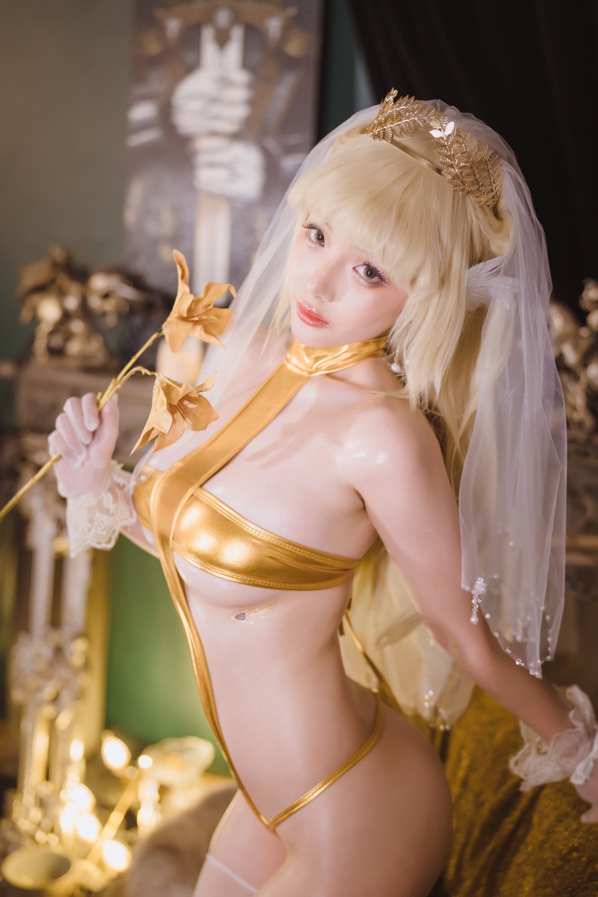 Cosplay 雯妹不讲道理 发光精灵(26)