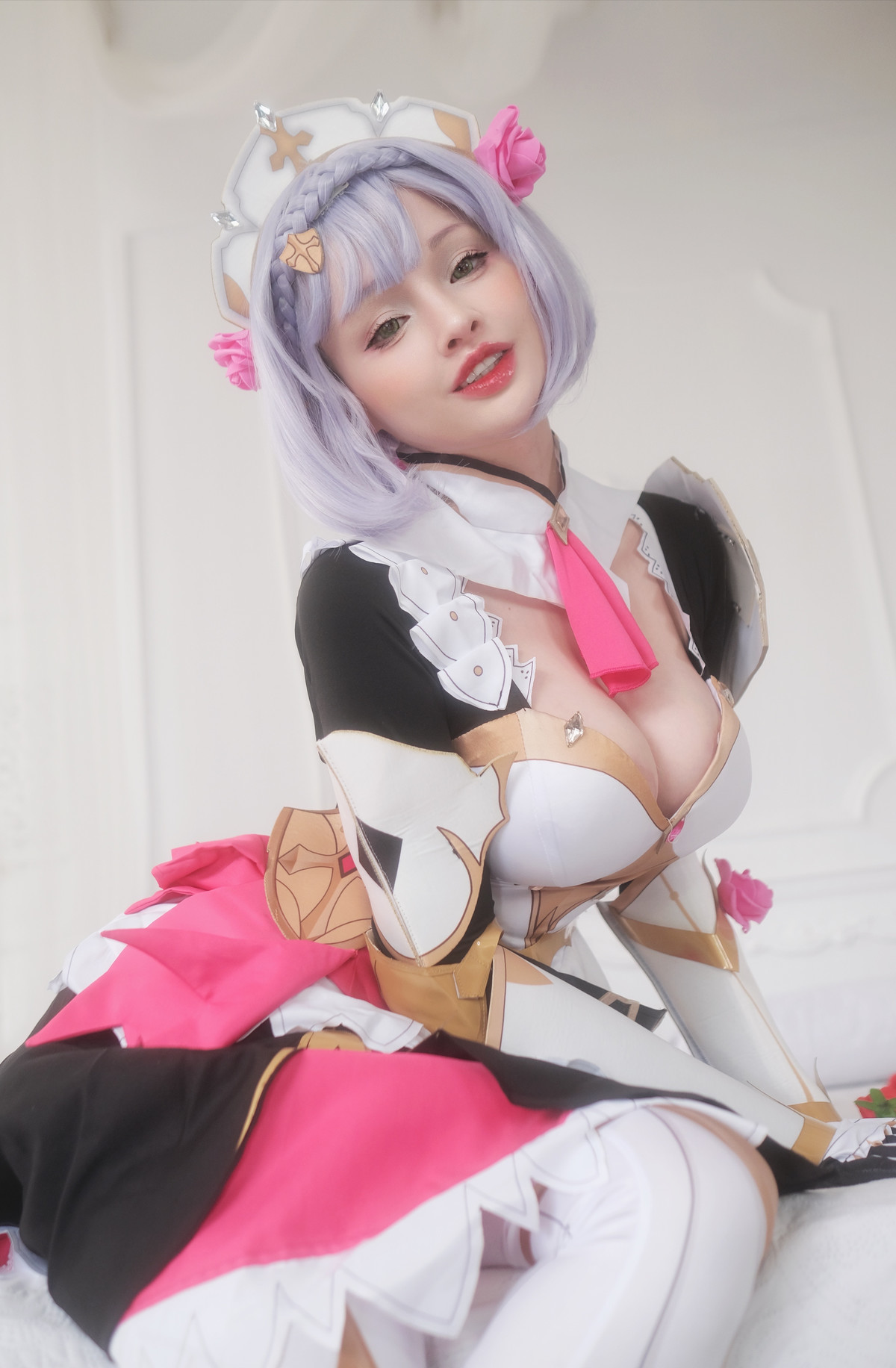 Hidori Rose Cosplay Noelle &#8211; Genshin Impact(9)