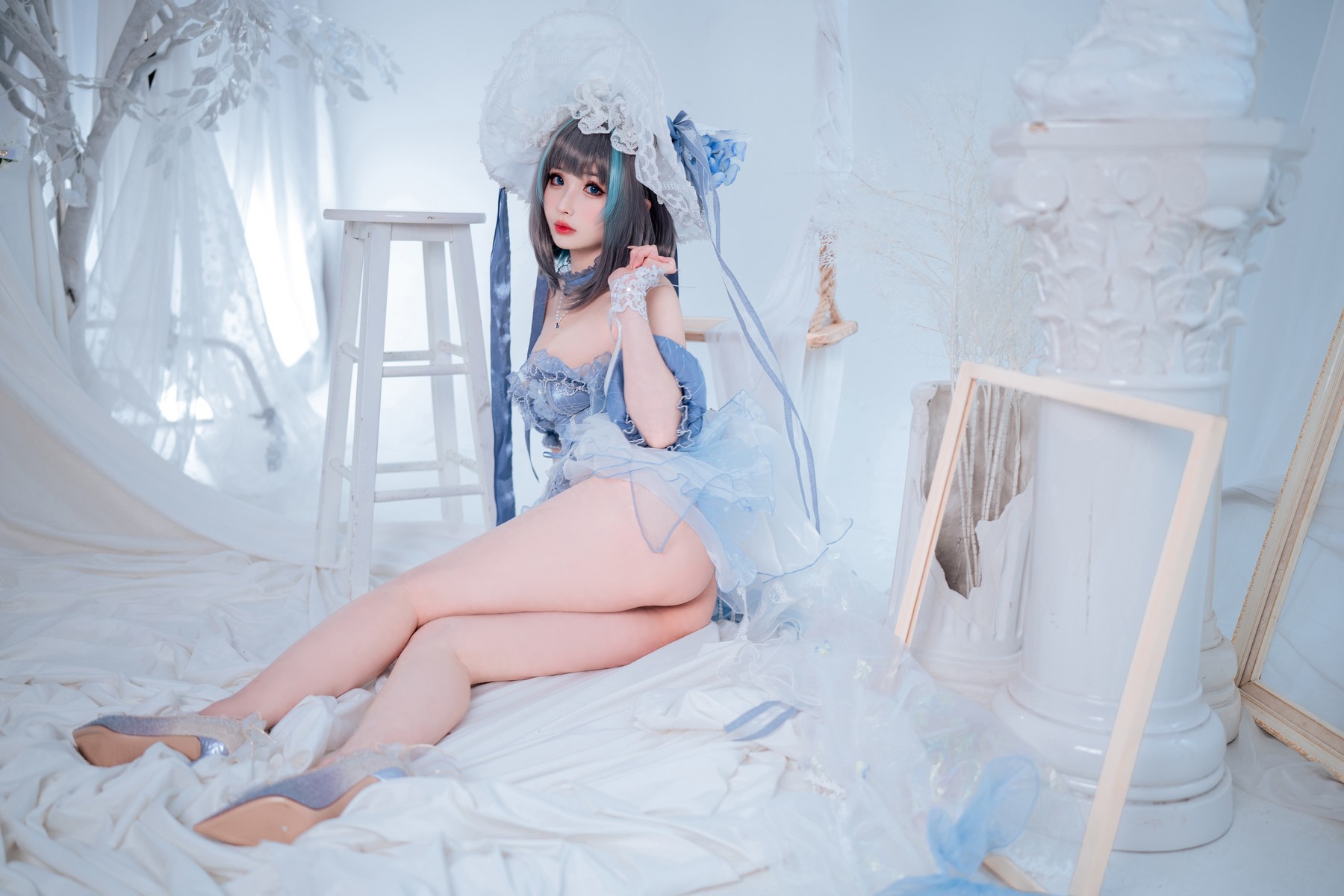 Cosplay Rioko凉凉子 柴郡冰雪公主(16)