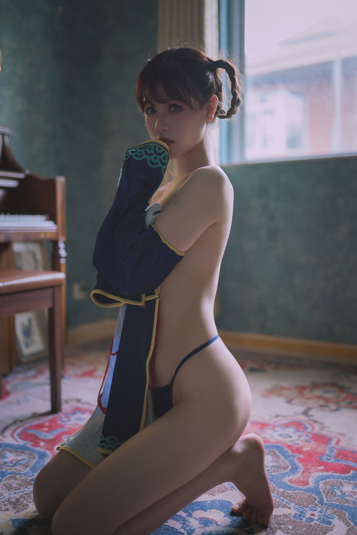 Cosplay 千反田鹿子 小僵尸(51)