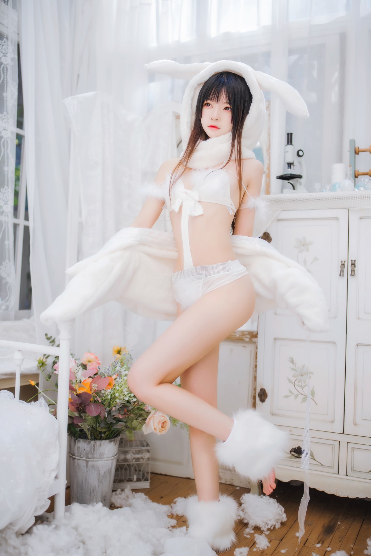 Cosplay 桜桃喵 小白兔 Set.01(47)