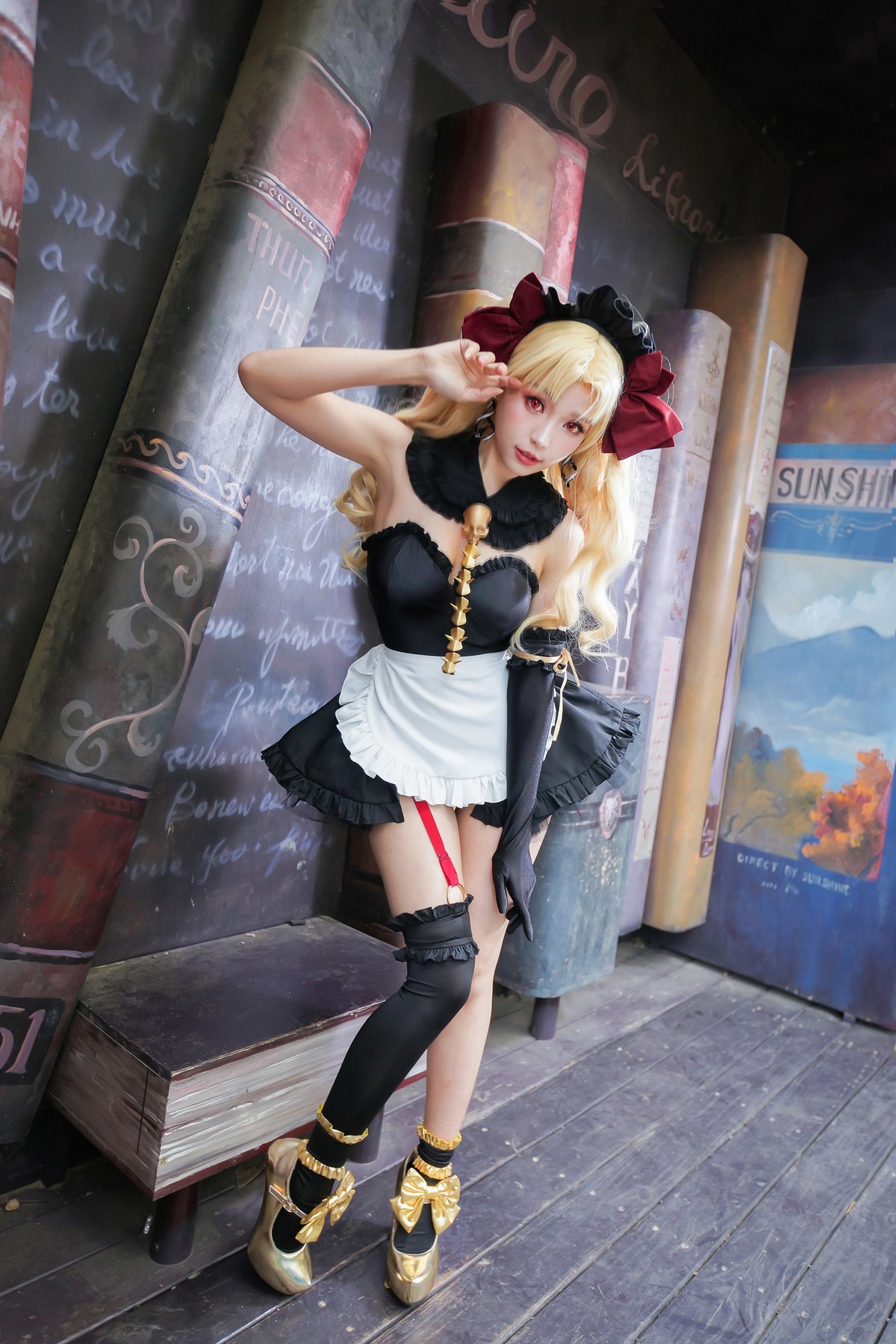 Cosplay ElyEE子 远坂凛 女仆(15)