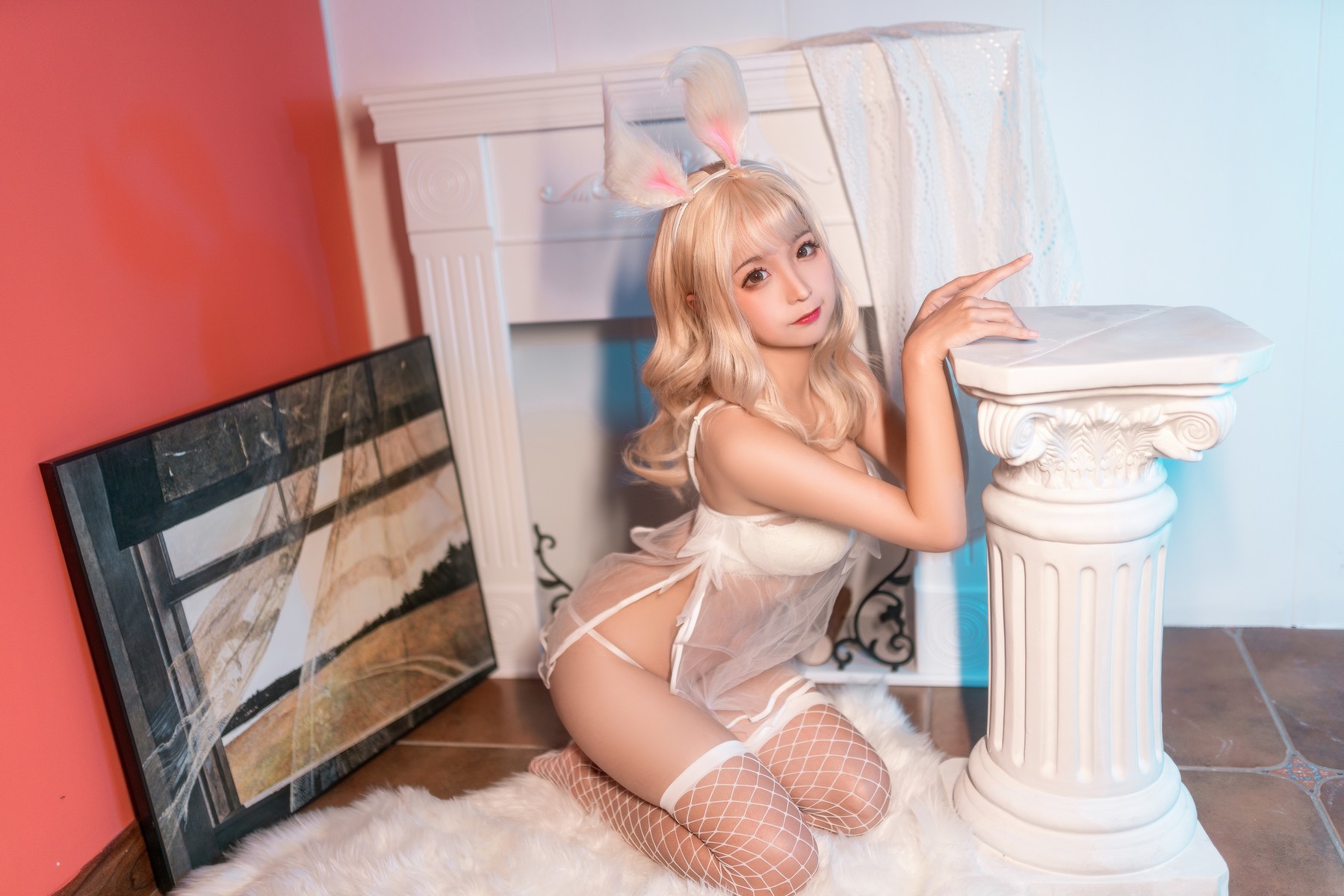 Cosplay 蠢沫沫 Chunmomo 小白兔(36)