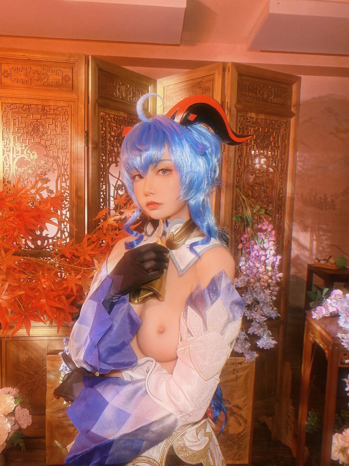 爆机少女喵小吉 Cosplay 原神 甘雨(49)