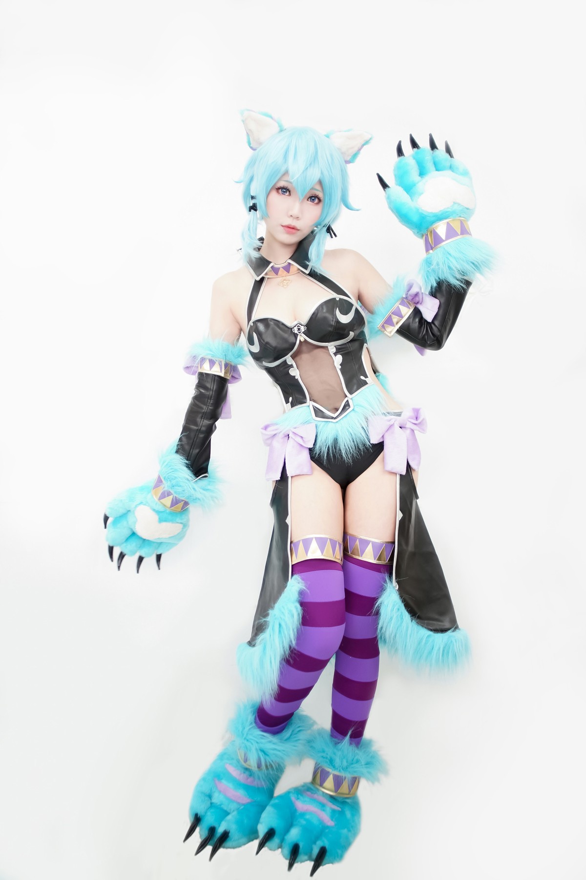 Cosplay ElyEE子 诗乃扑克猫(22)