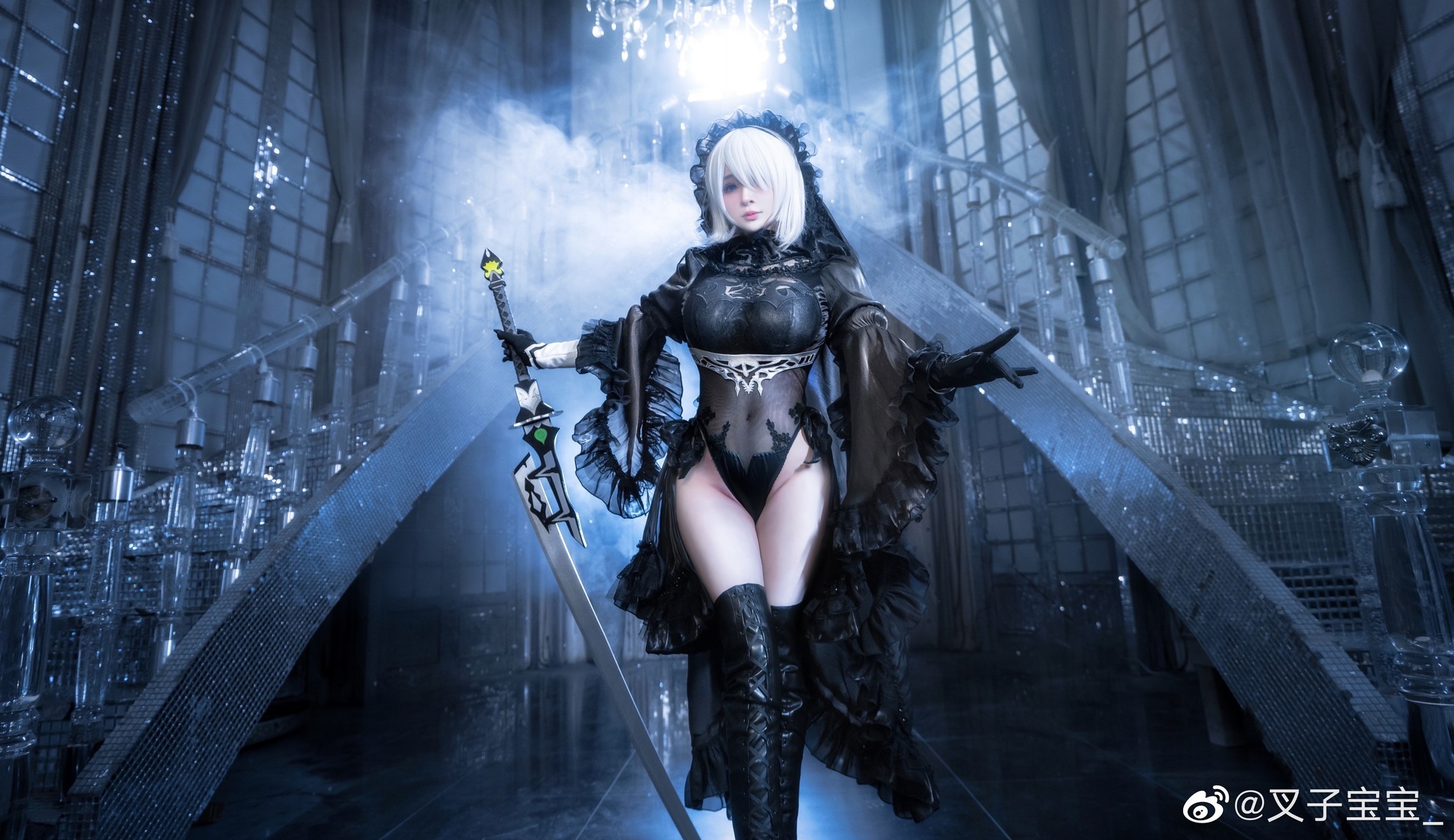 叉子宝宝 Cosplay 2B 尼尔机械纪元(14)