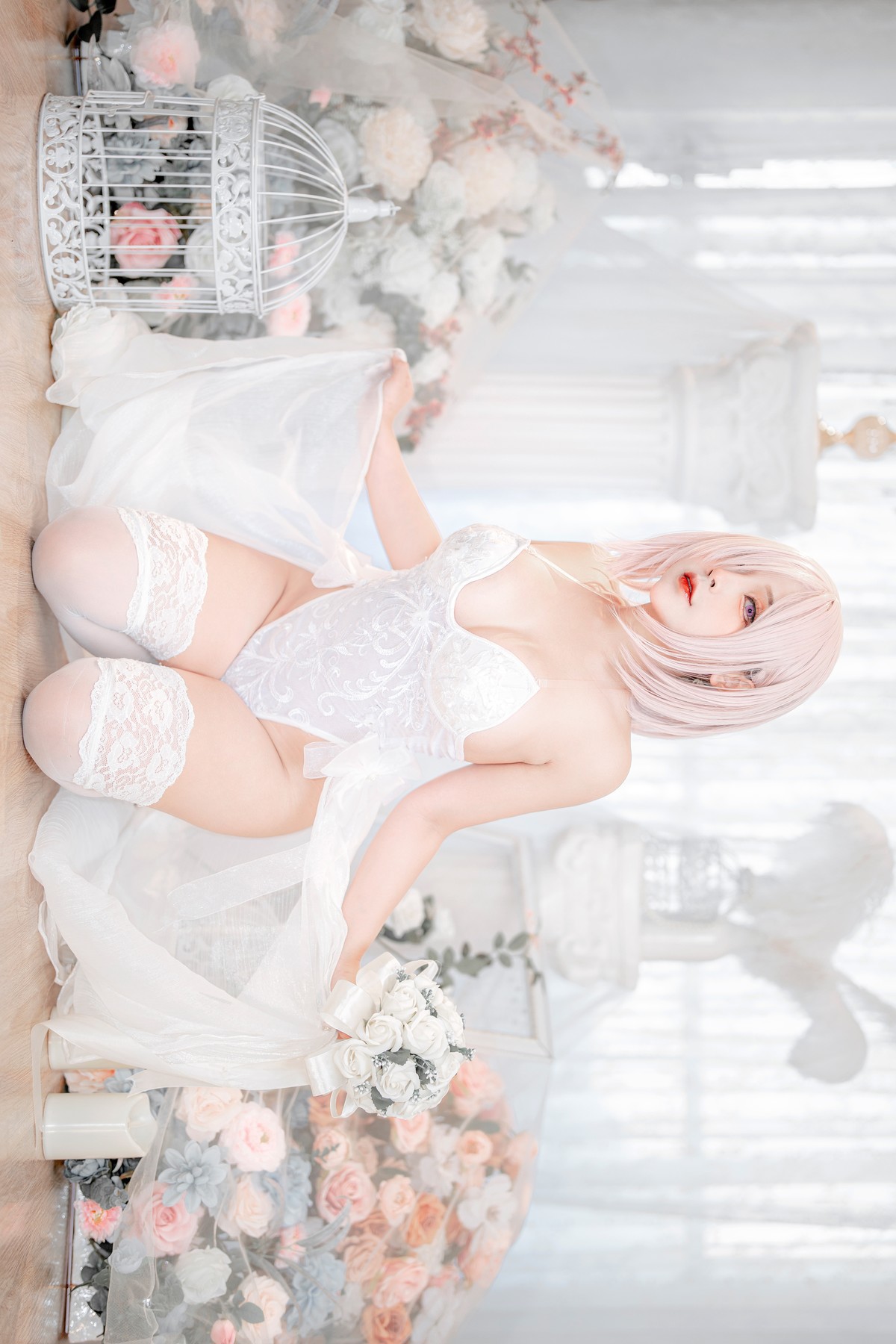 Cosplay SayoMomo小桃 Mashu Kyrielight(6)