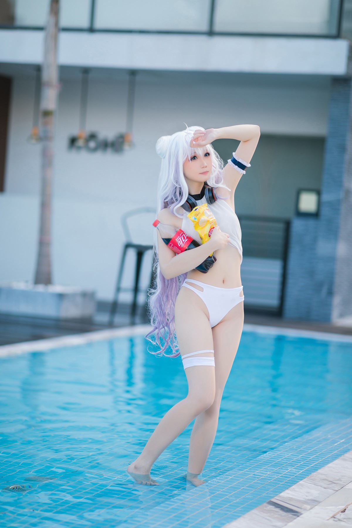 Cosplay 焖焖碳 恶毒泳衣 Vicious Swimsuit(13)