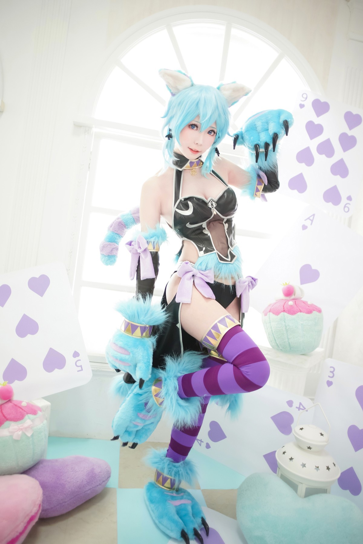 Cosplay ElyEE子 诗乃扑克猫(16)