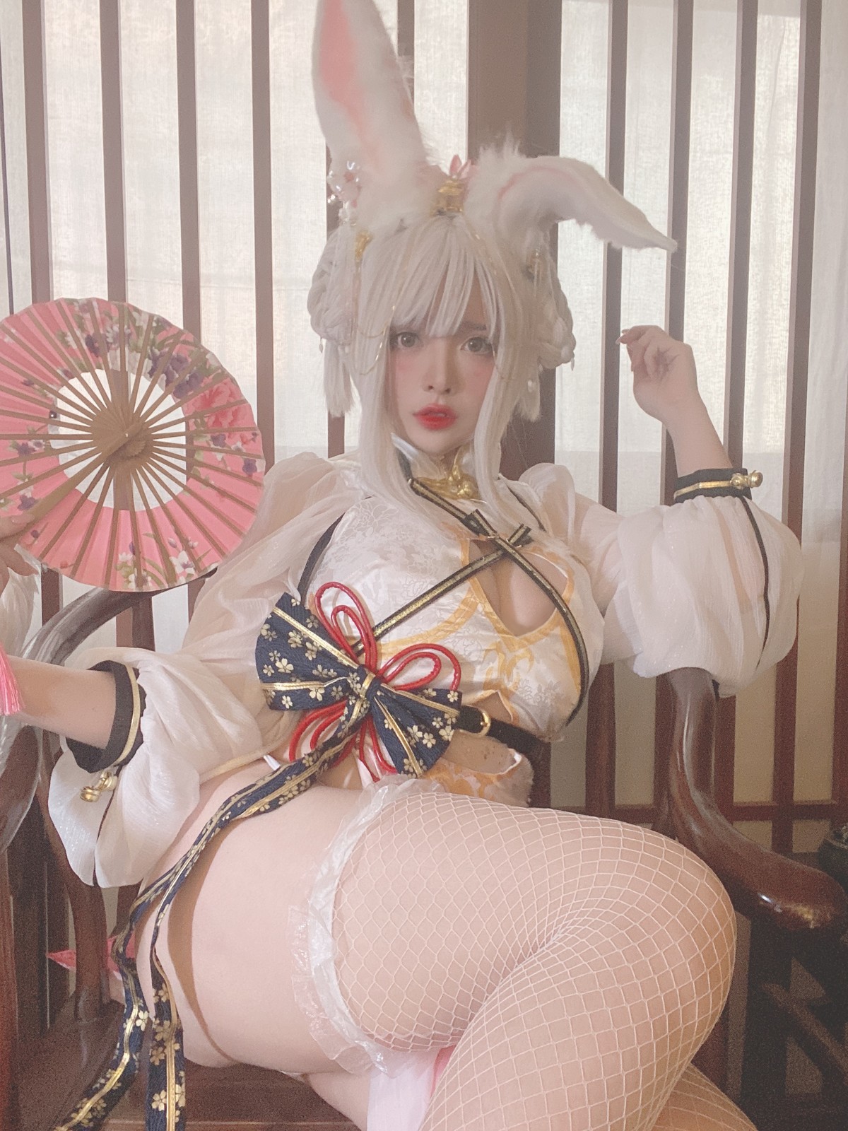 NinJA阿寨寨 Cosplay 肉肉大白兔(36)