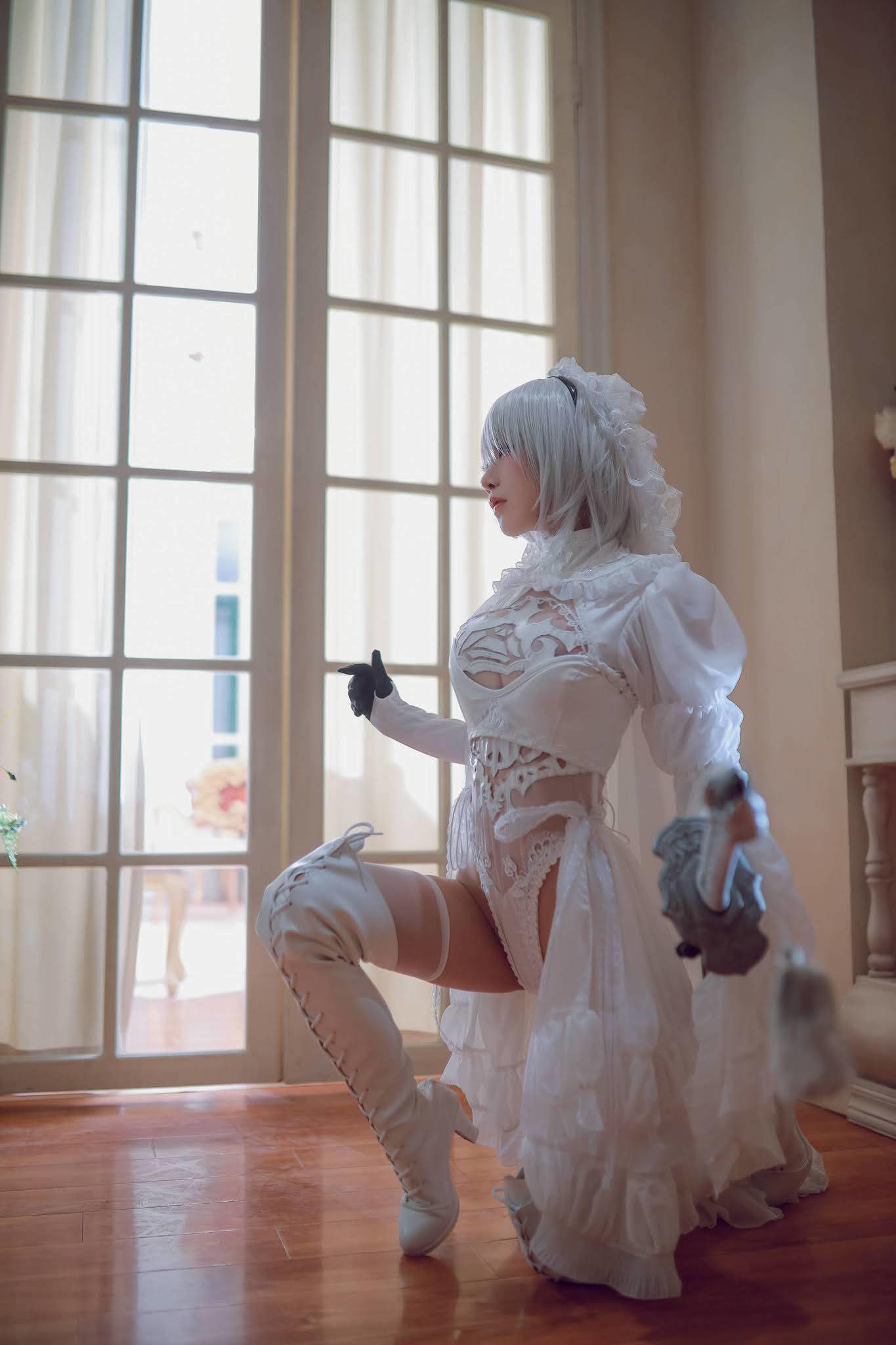 [水淼Aqua] 2B White Version NieR_Automata ニーア オートマタ(8)