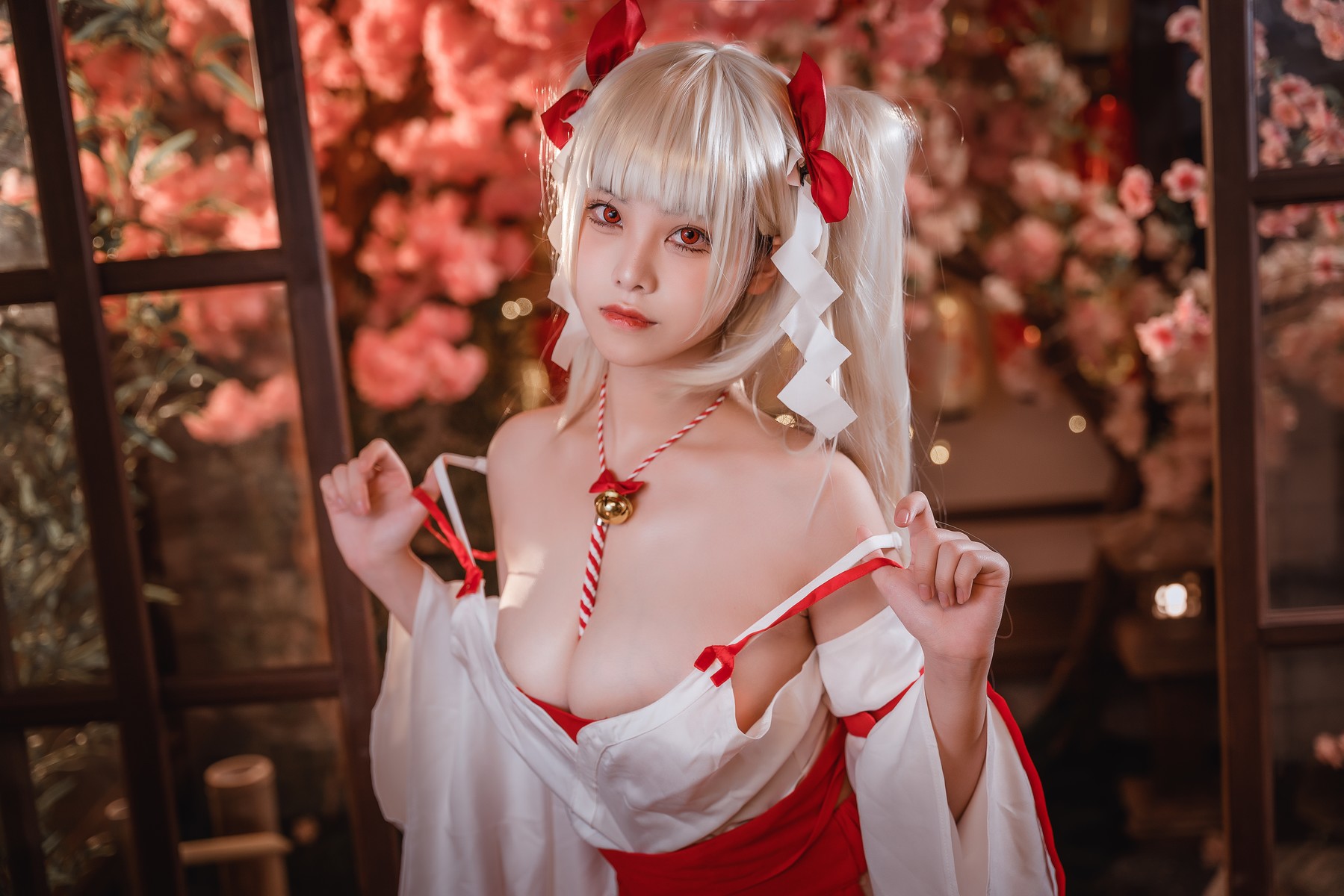 蜜汁猫裘 Cosplay 可畏巫女(11)