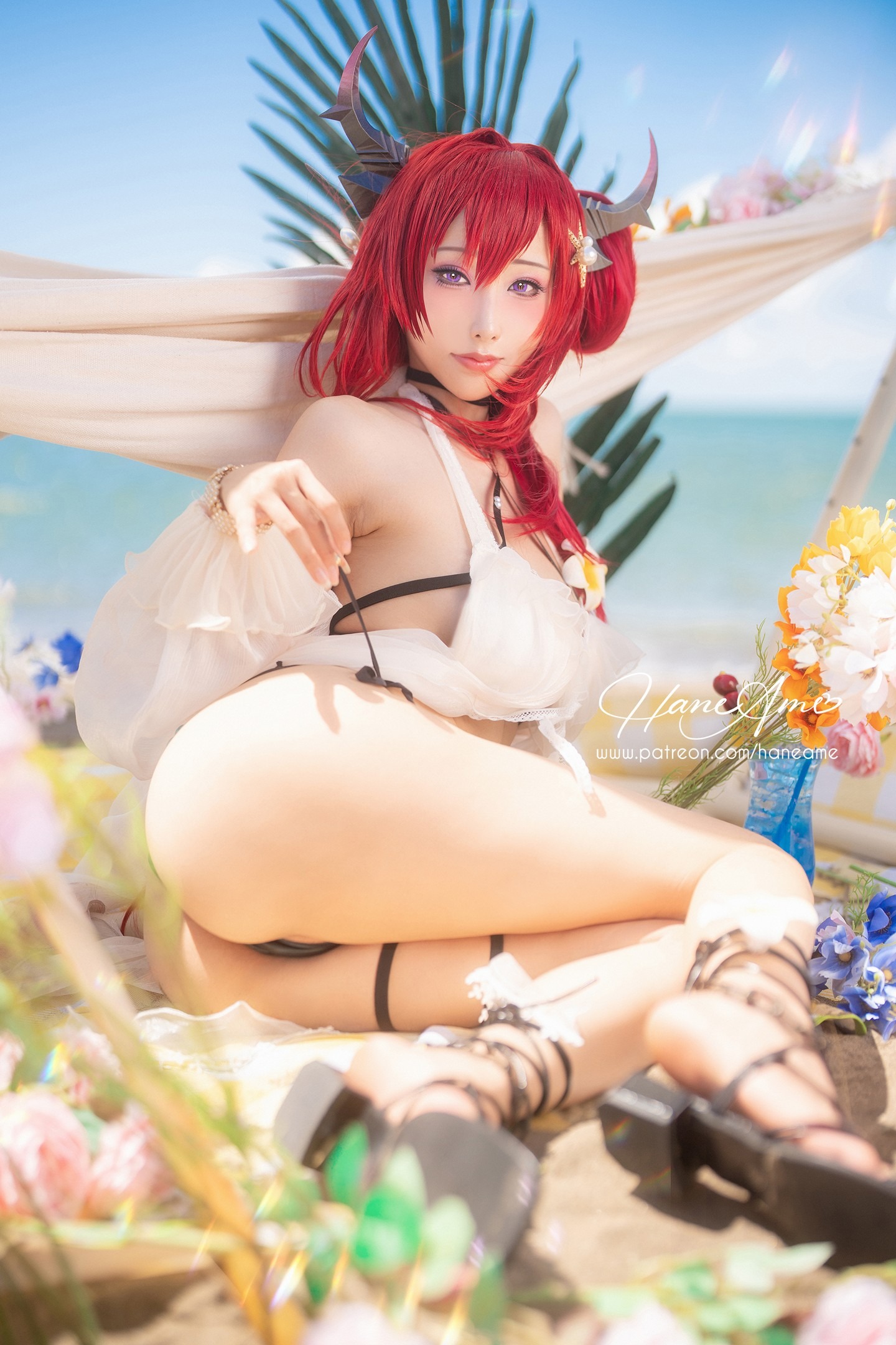 Hane Ame 雨波写真 – Arknights Surtr 泳裝(26)