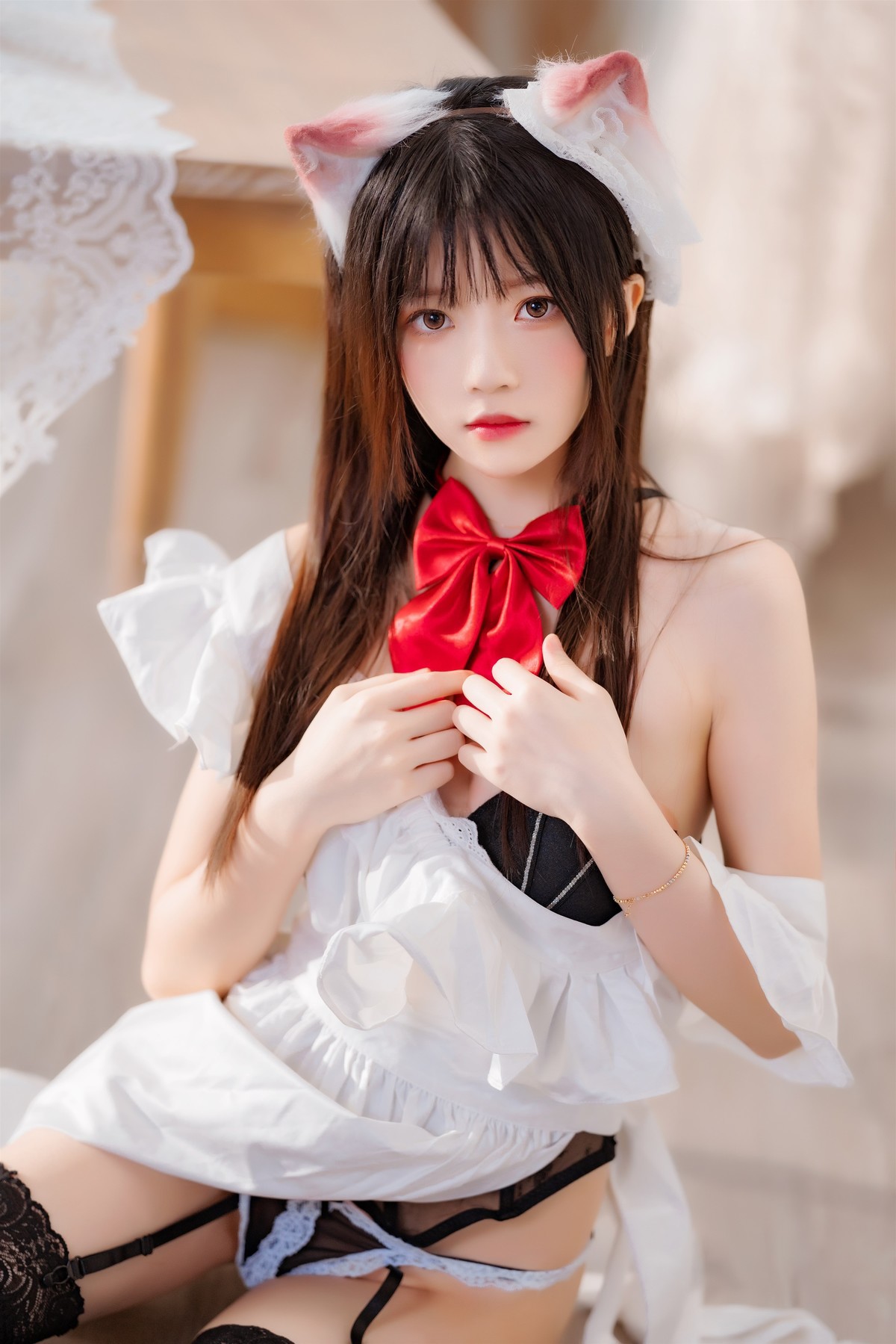 桜桃喵 Cosplay 长裙妹抖(53)