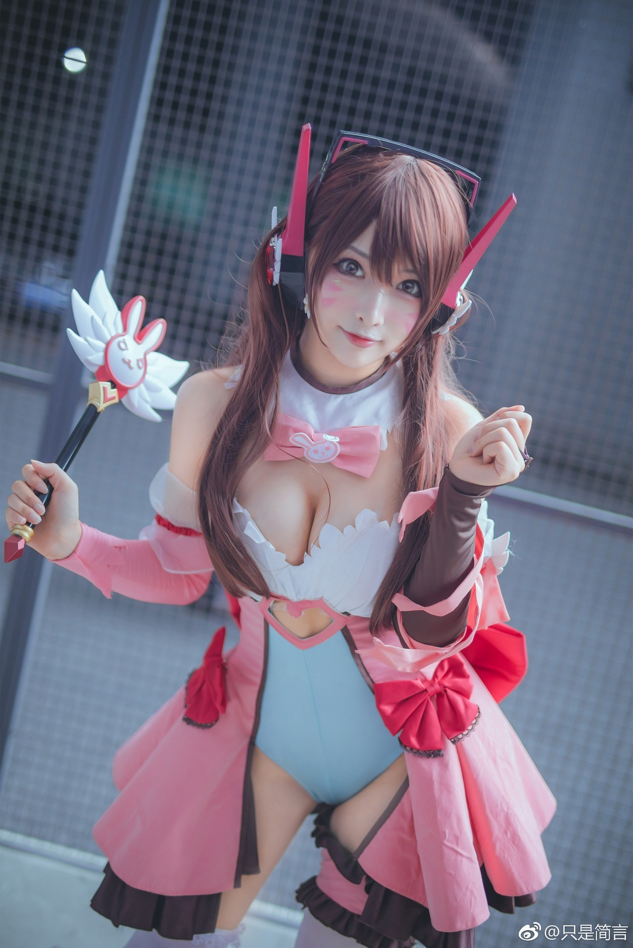 只是简言 Cosplay Magica D.Va(7)