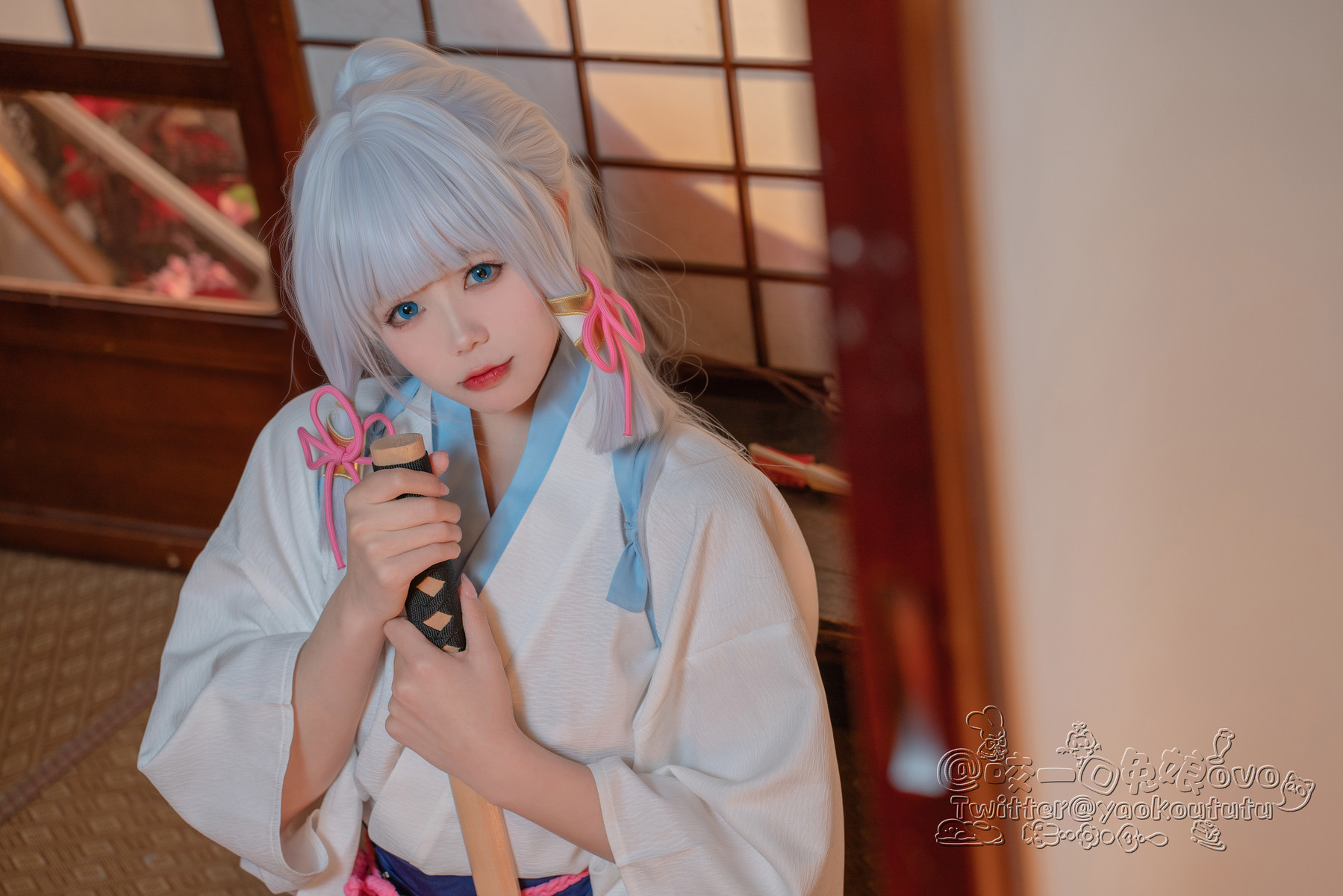 Cosplay 黏黏团子兔 绫华的小憩(6)