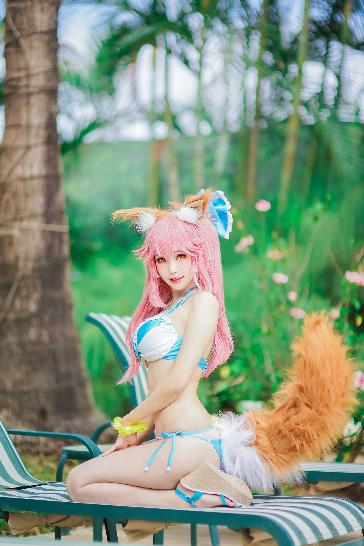 Cosplay ElyEE子 玉藻前泳池(7)