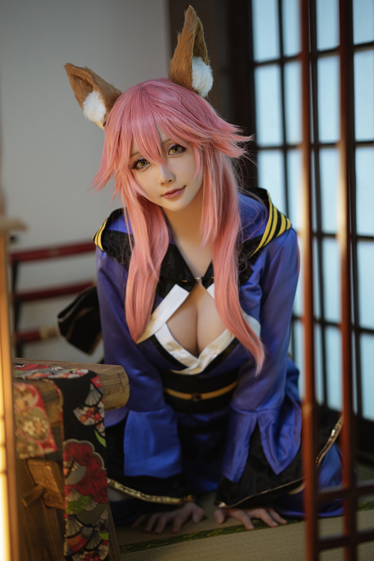 Cosplay 星之迟迟Hoshilily 玉藻前忠犬蓄势待发(4)