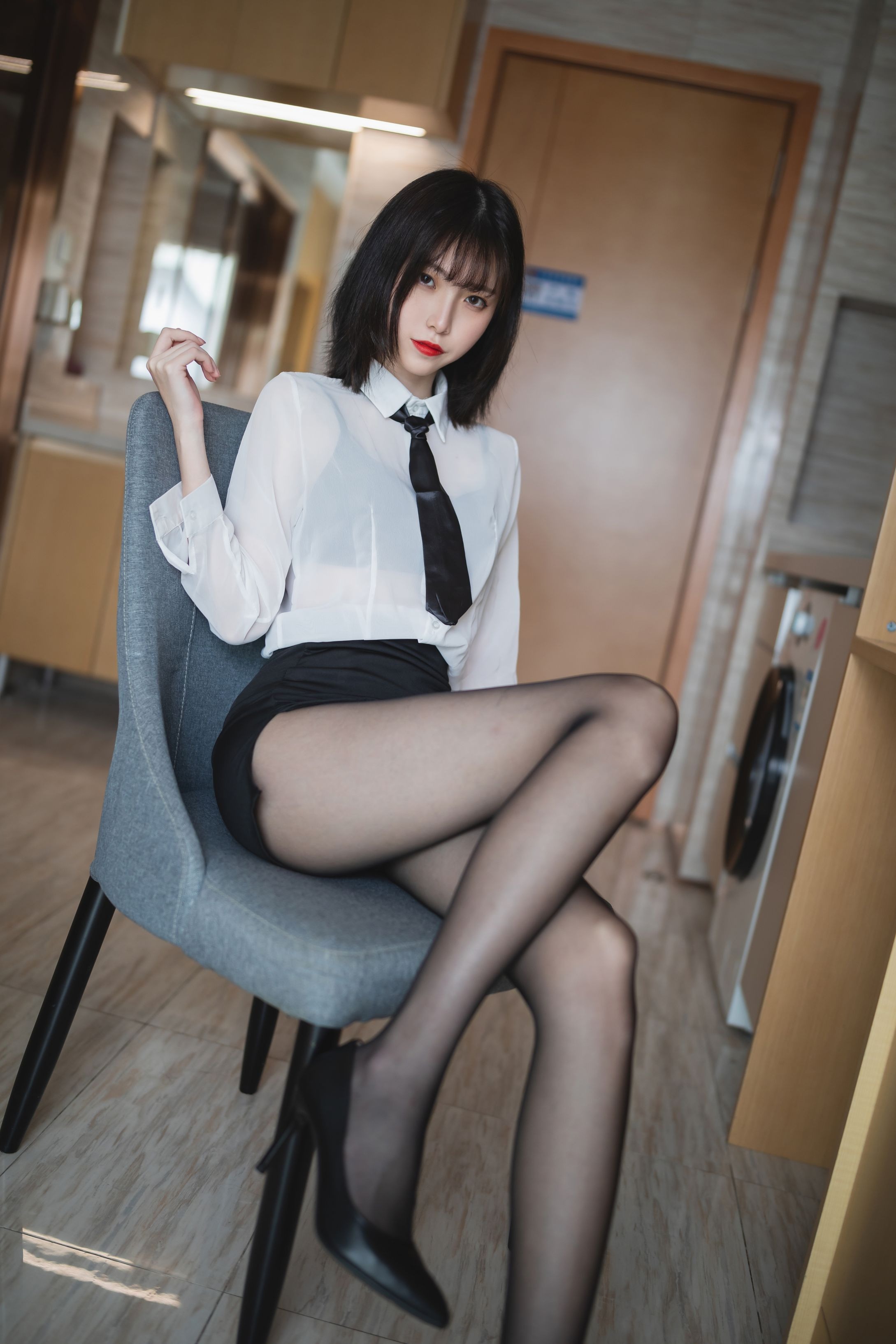 许岚LAN NO.002 OL制服[41P-587MB](34)