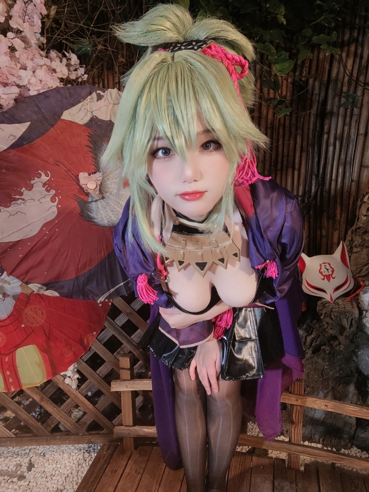 Cosplay 七七娜娜子 久岐忍同人(36)